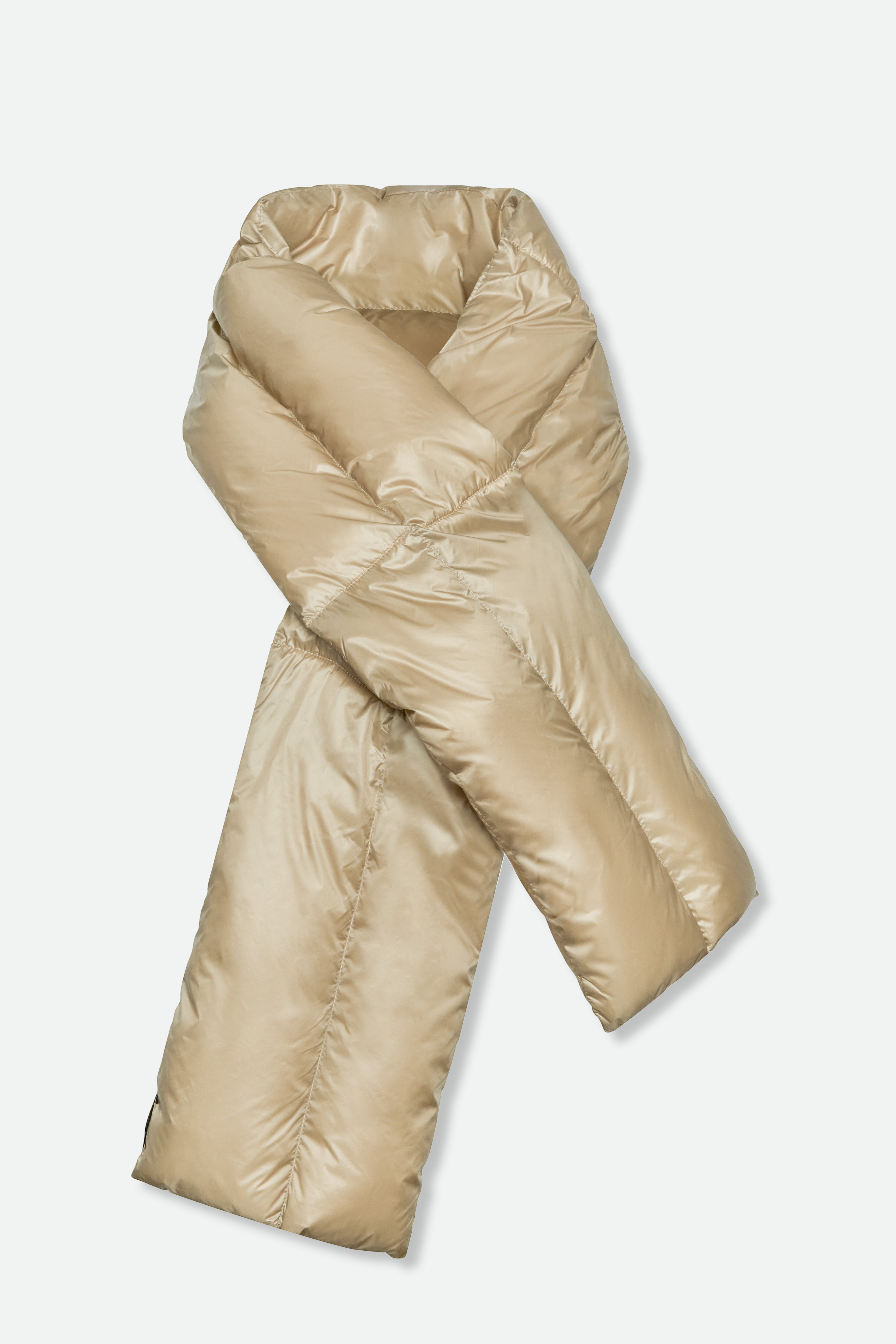 GOOSE DOWN QUILTED SCARF