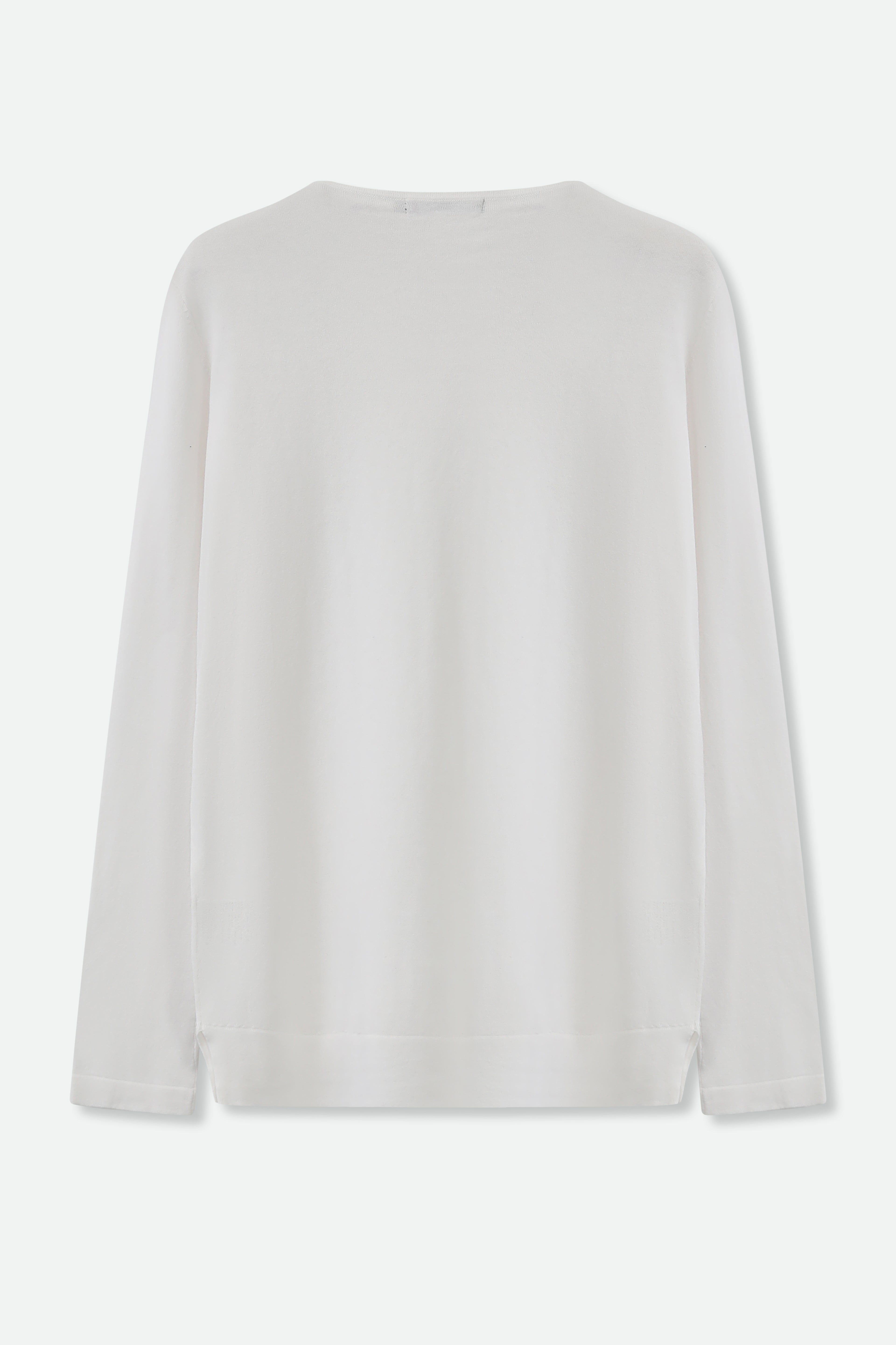 STEVIE LONG SLEEVE CREW IN KNIT PIMA COTTON