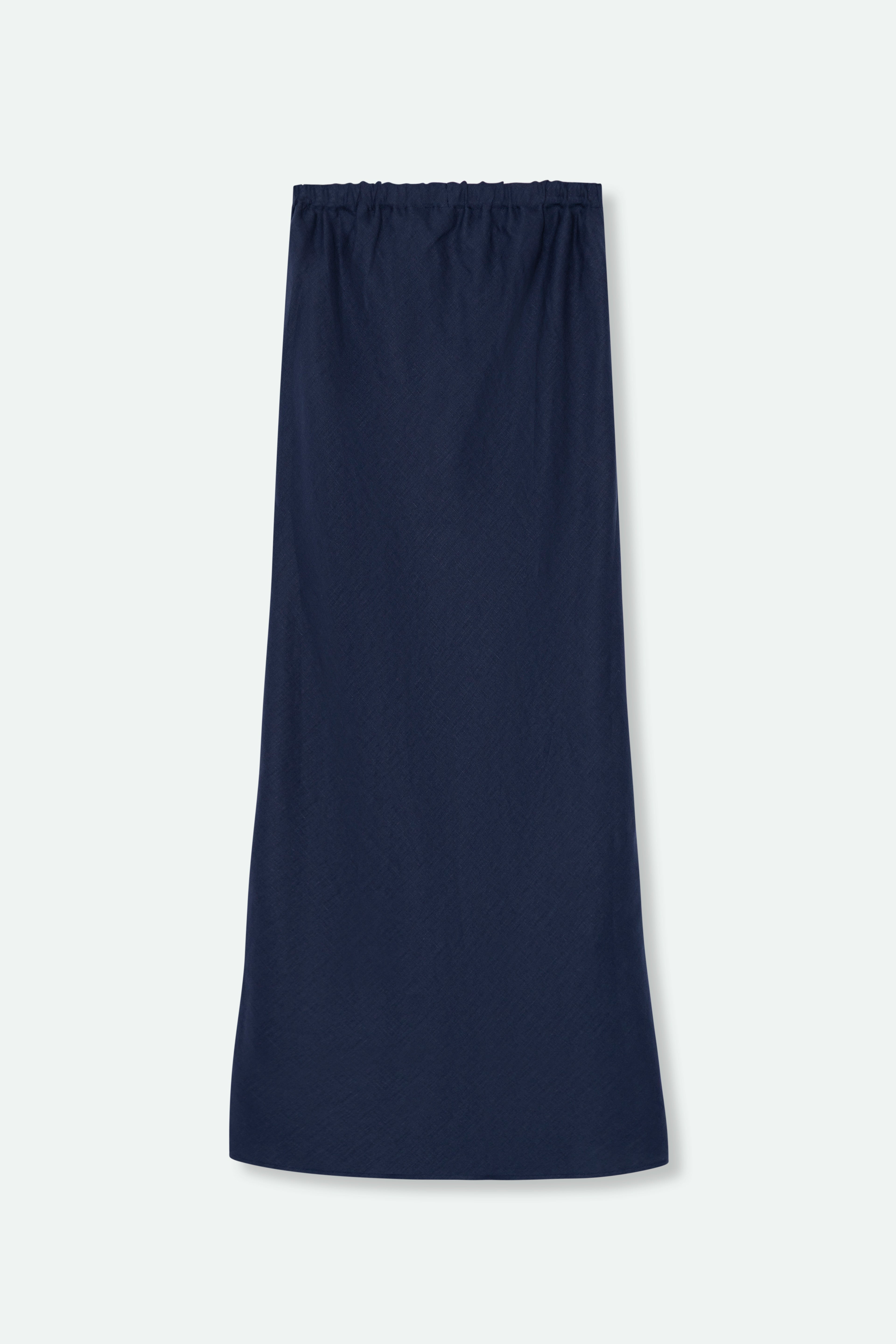 LEONORA BIAS SKIRT IN ITALIAN LINEN