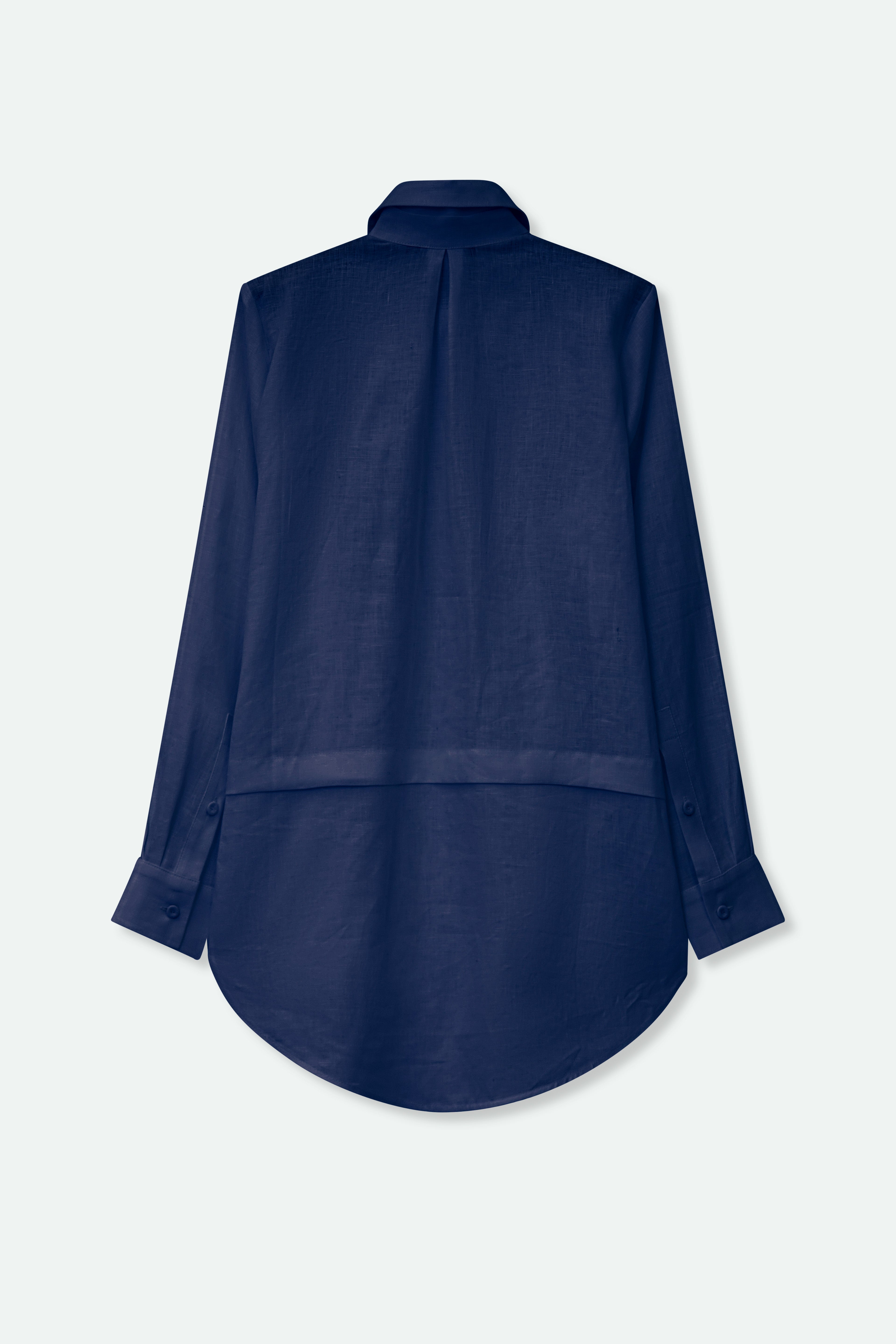 VETRINA ITALIAN LINEN BOYFRIEND SHIRT