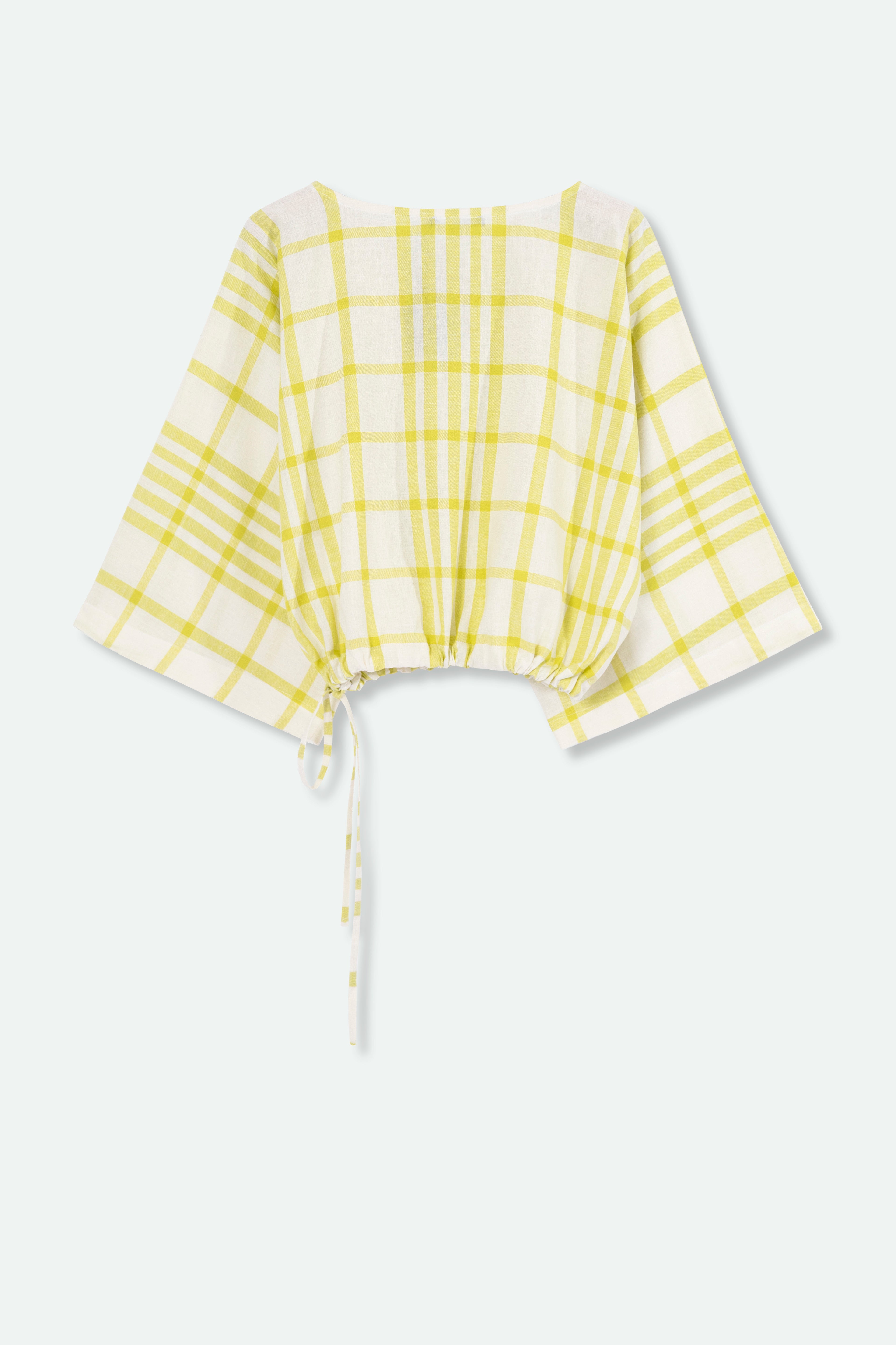 TILLIE TOP IN ITALIAN LINEN