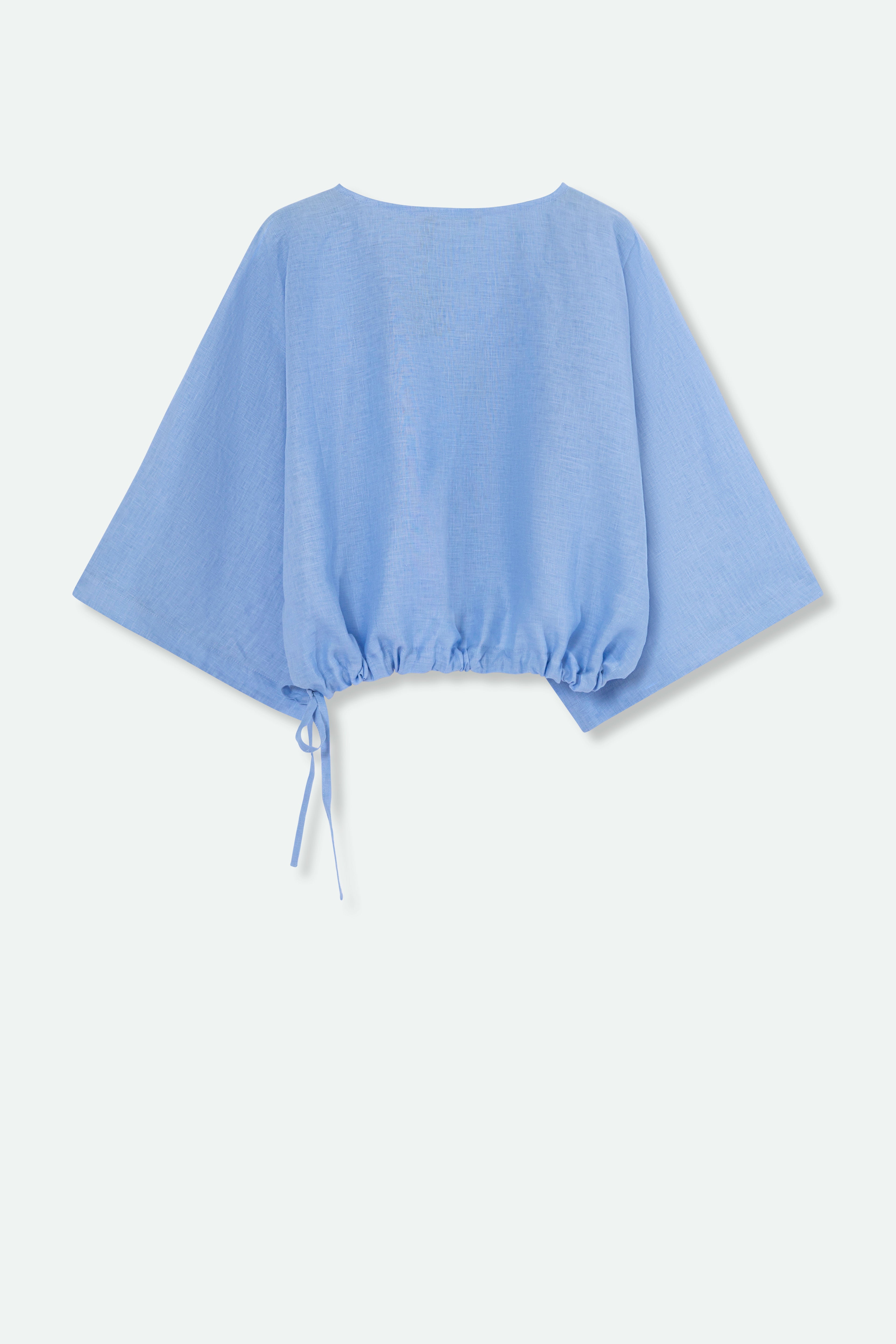 TILLIE TOP IN ITALIAN LINEN