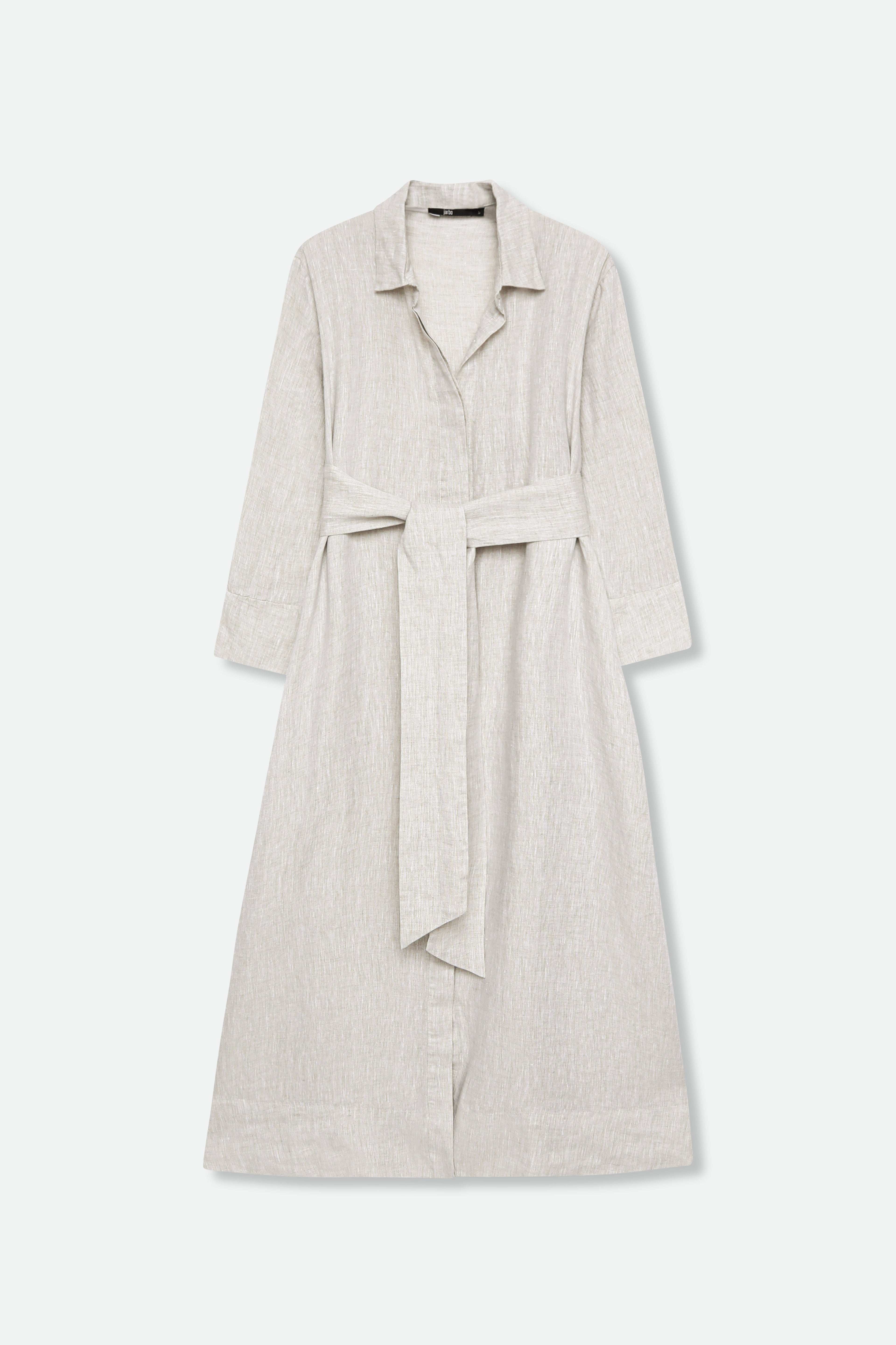 DANNI DRESS IN ITALIAN WASHED LINEN FLAX