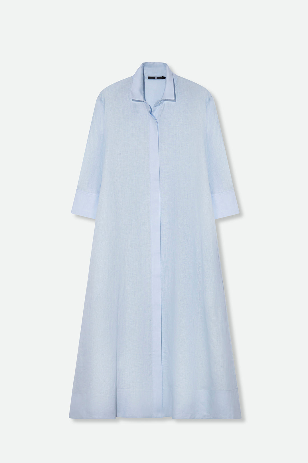 DANNI DRESS IN ITALIAN LINEN FRANCIA LIGHT BLUE