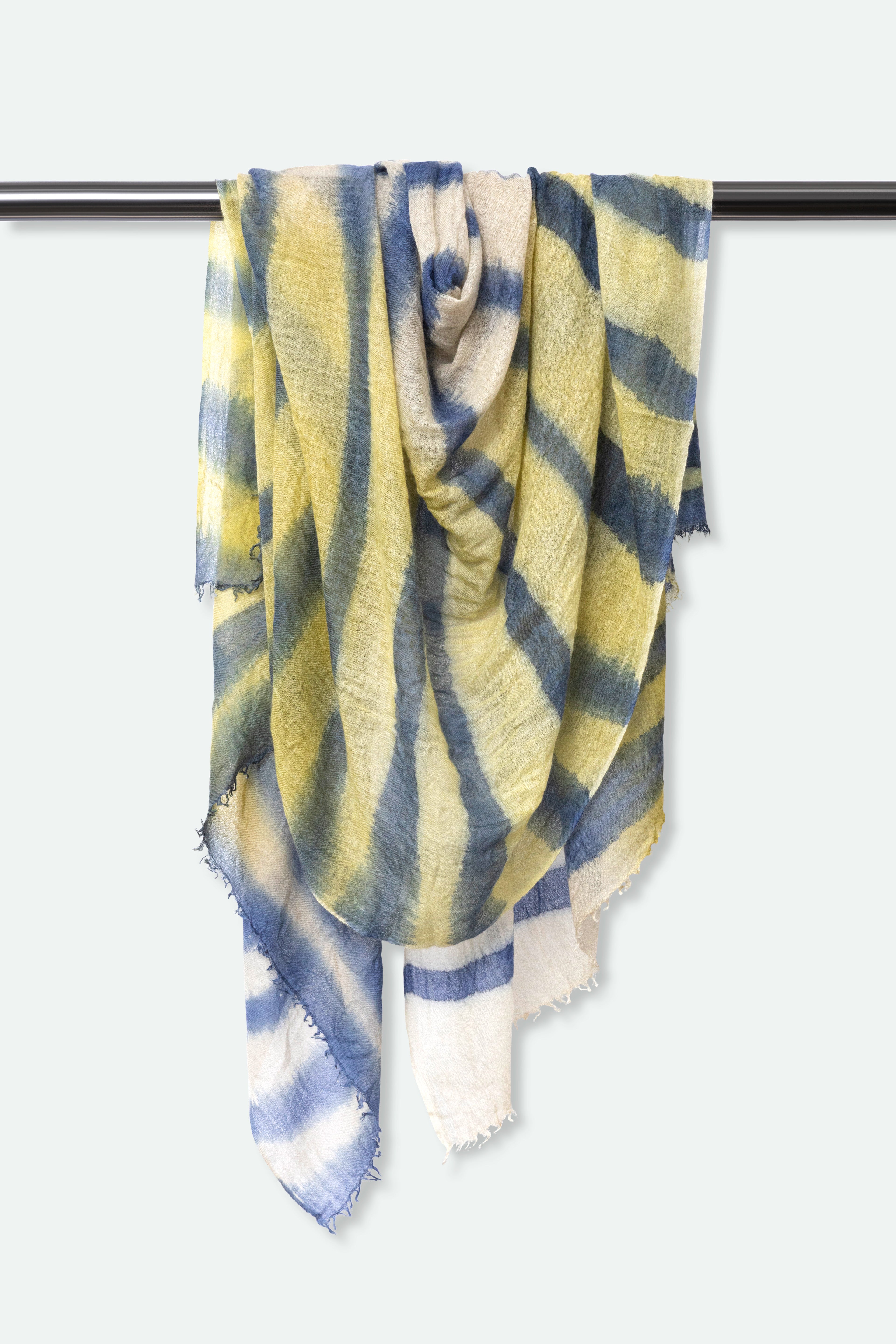PLAYA SCARF IN HAND DYED CASHMERE