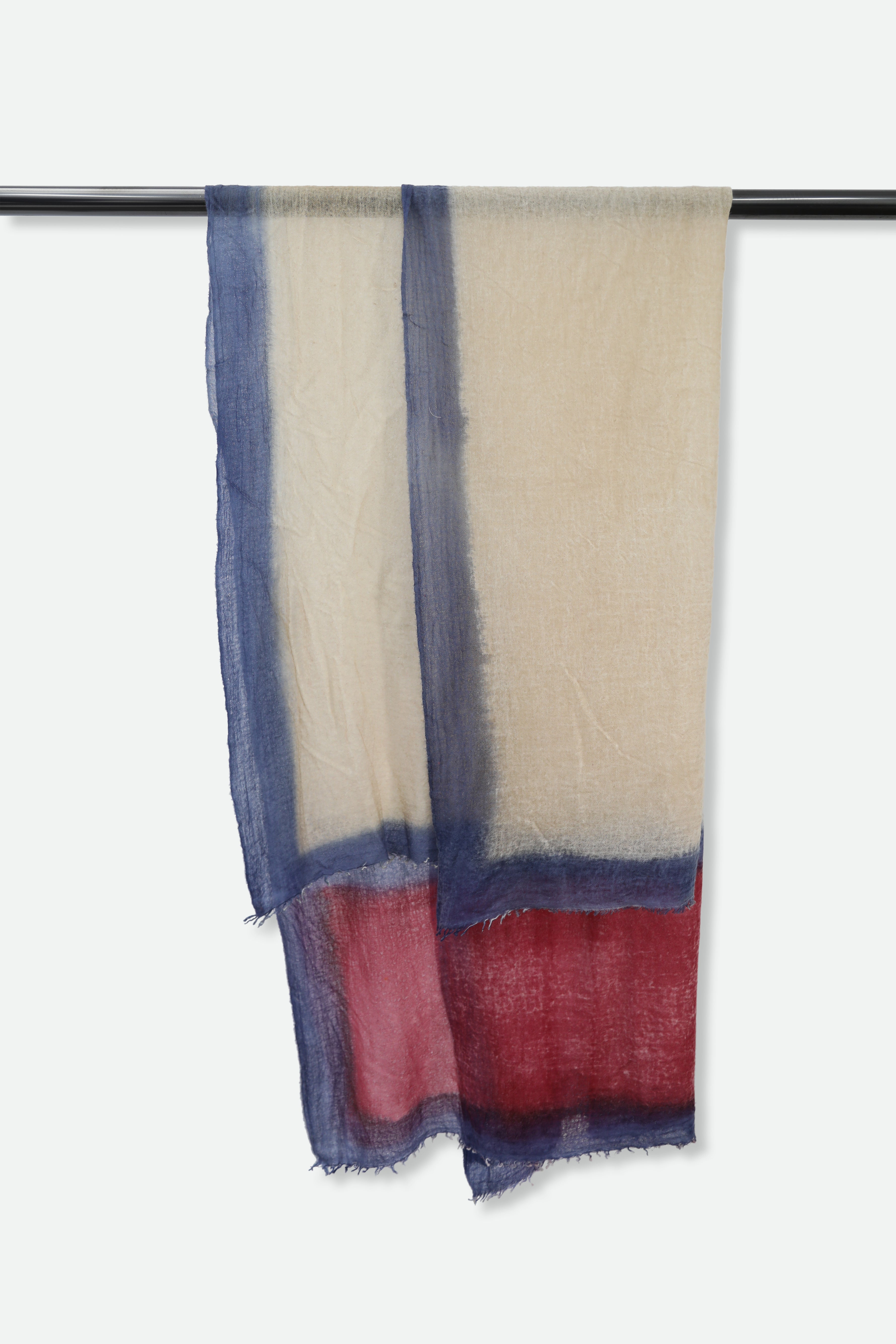AMERICANA SCARF IN HAND DYED CASHMERE
