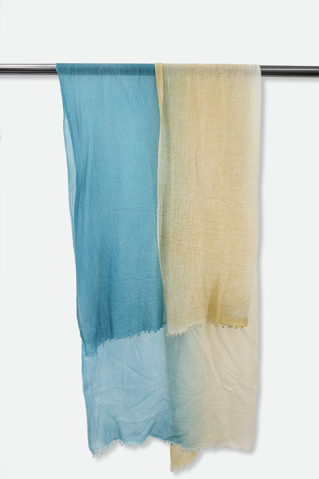 MYKONOS DEGREDE SCARF IN HAND DYED CASHMERE