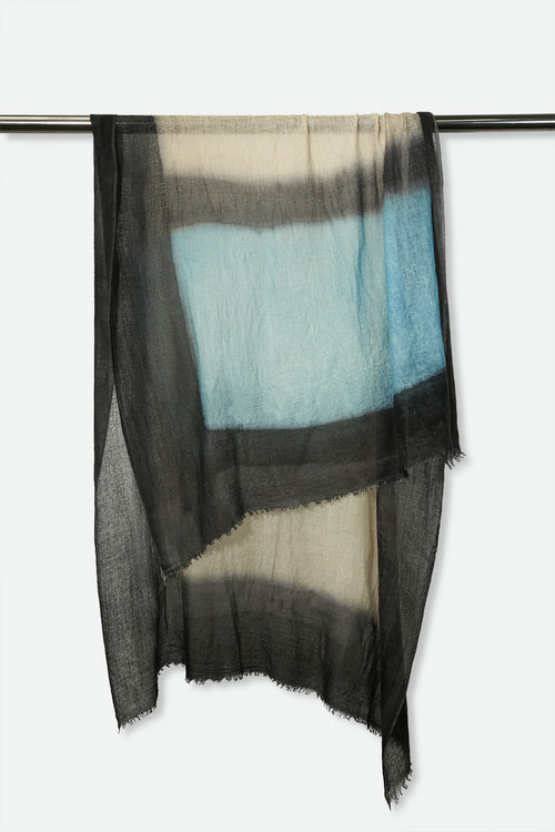 TAHITI SCARF IN HAND DYED CASHMERE