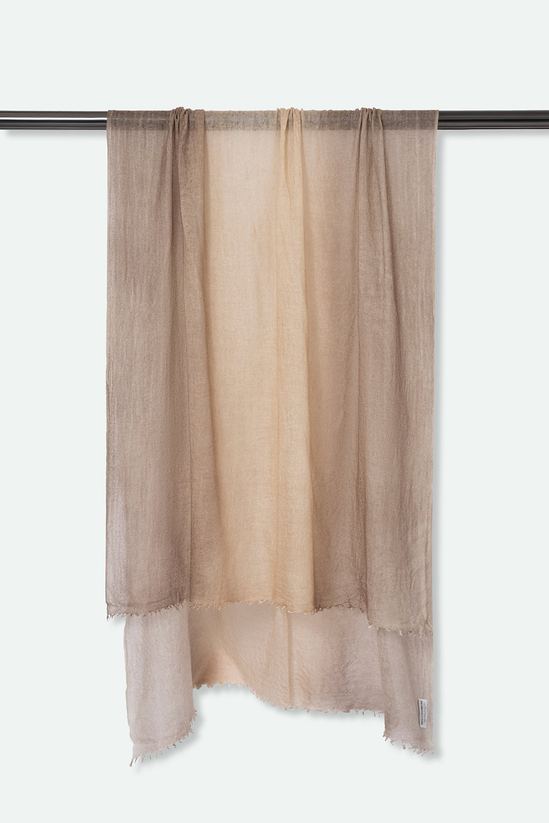 ALABASTER SCARF IN HAND DYED CASHMERE