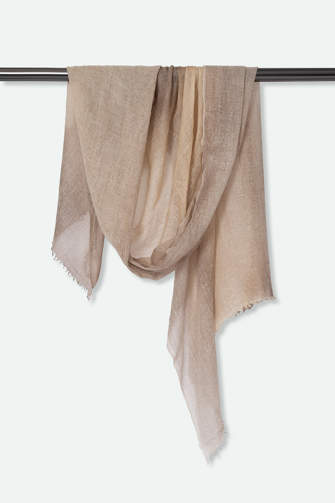 ALABASTER SCARF IN HAND DYED CASHMERE