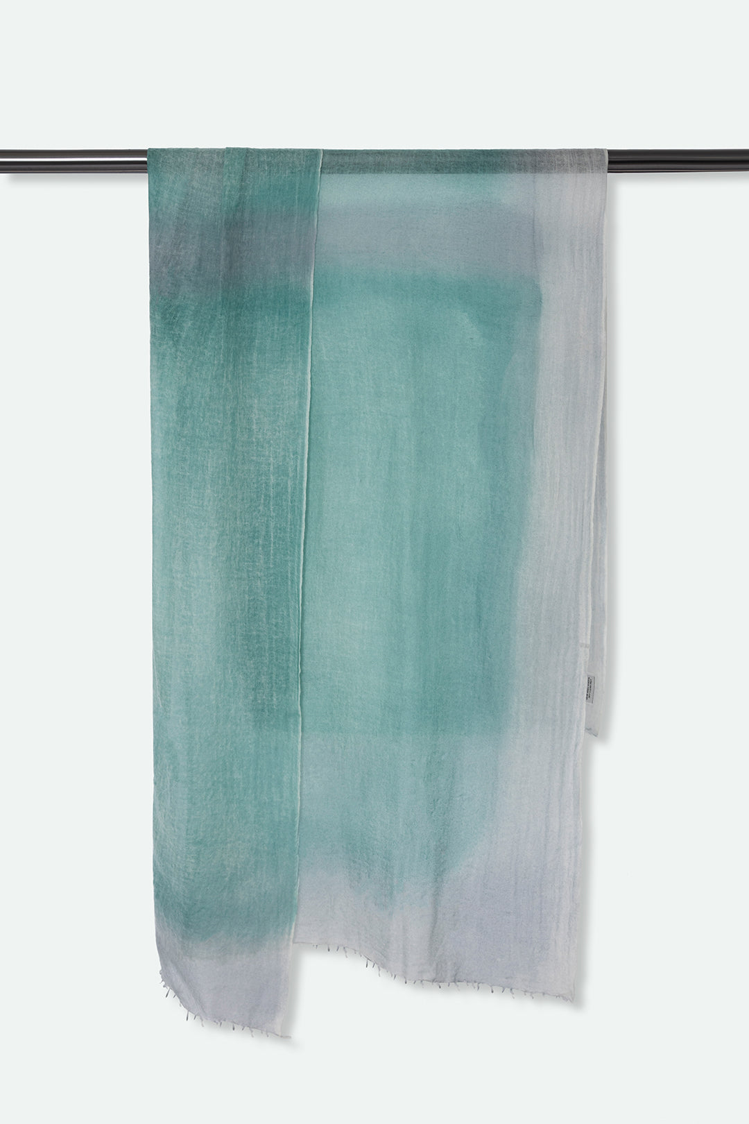 AQUA WASH SCARF IN HAND DYED CASHMERE