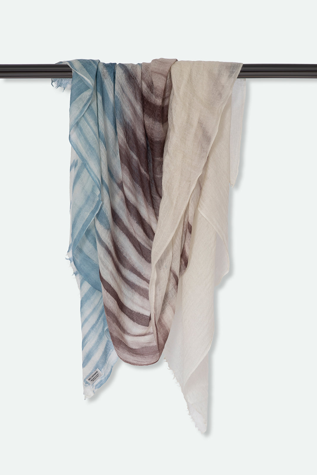 AZURE SCARF IN HAND DYED CASHMERE