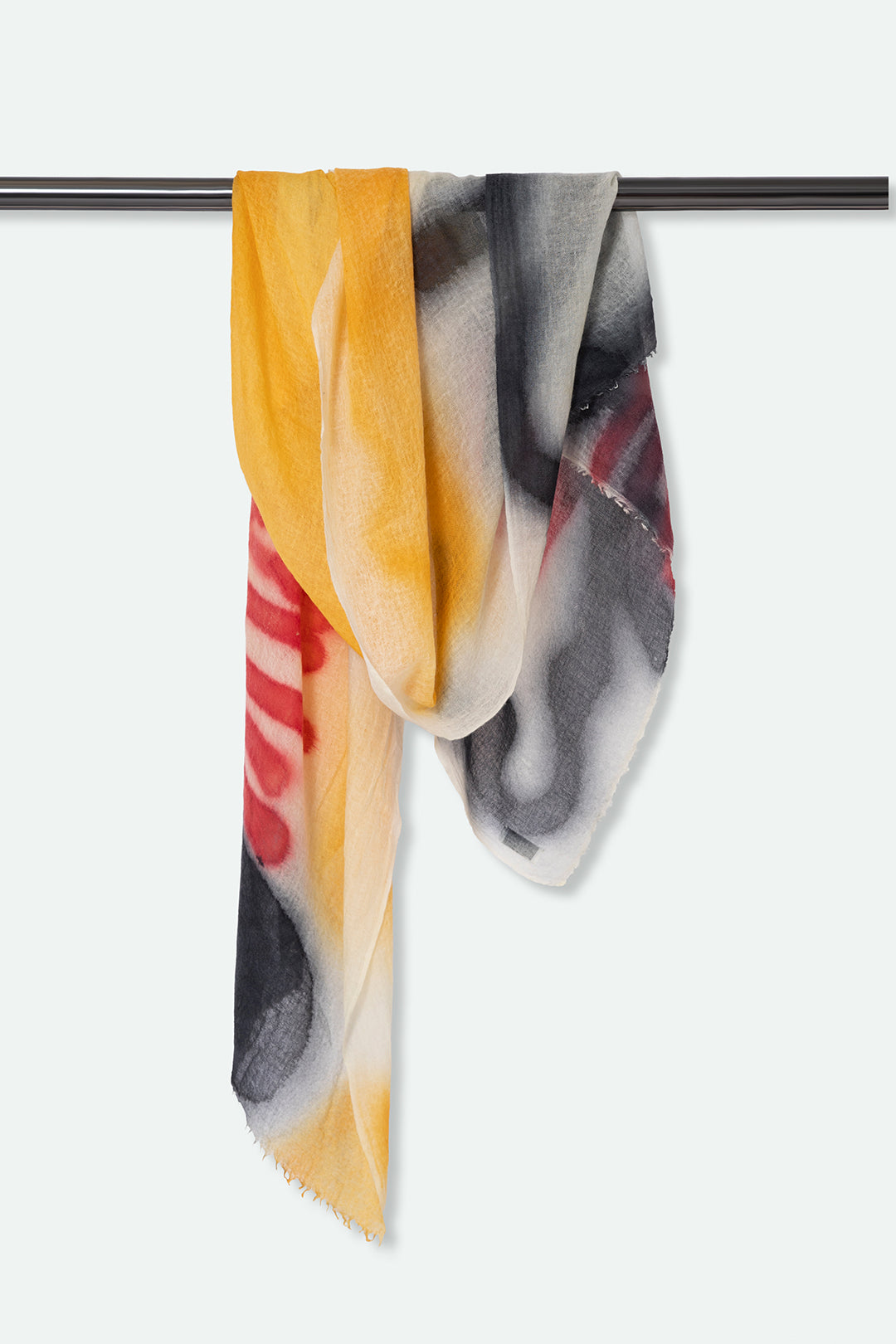 BAUHAUS SCARF IN HAND DYED CASHMERE