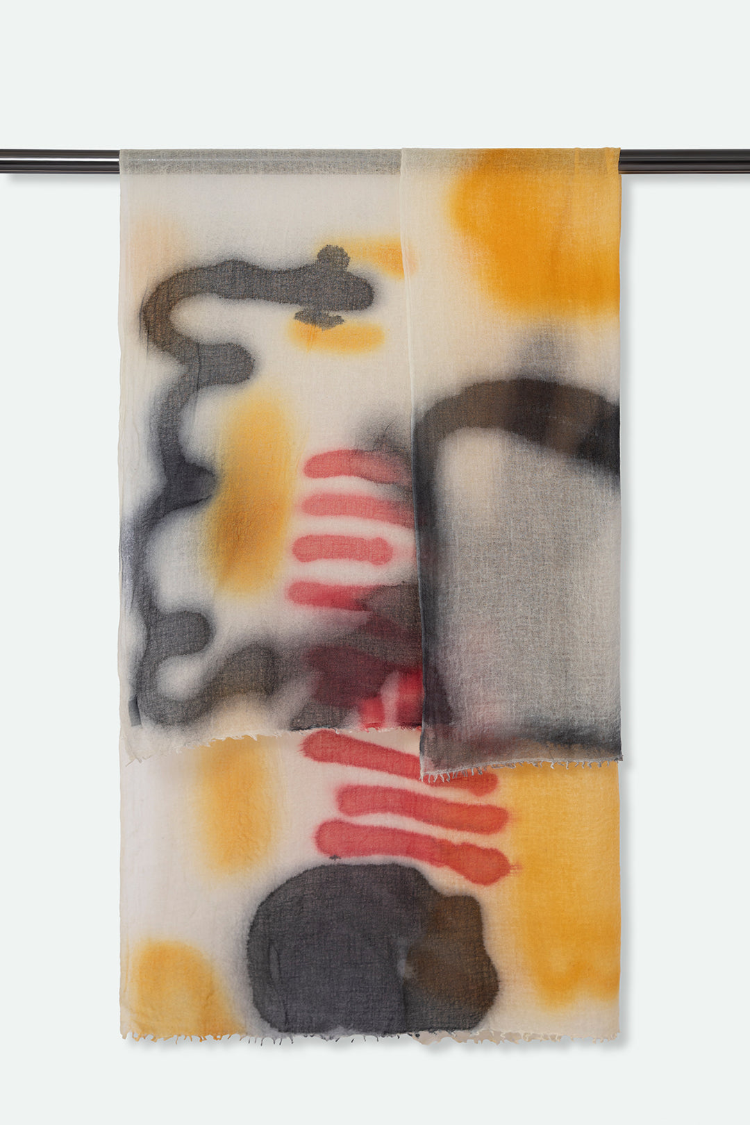 BAUHAUS SCARF IN HAND DYED CASHMERE