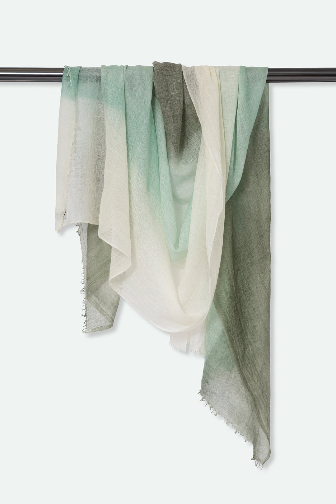 CELADON SCARF IN HAND DYED CASHMERE