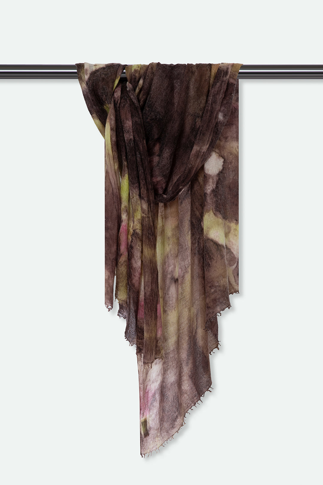 ROSEWOOD SCARF IN HAND DYED CASHMERE