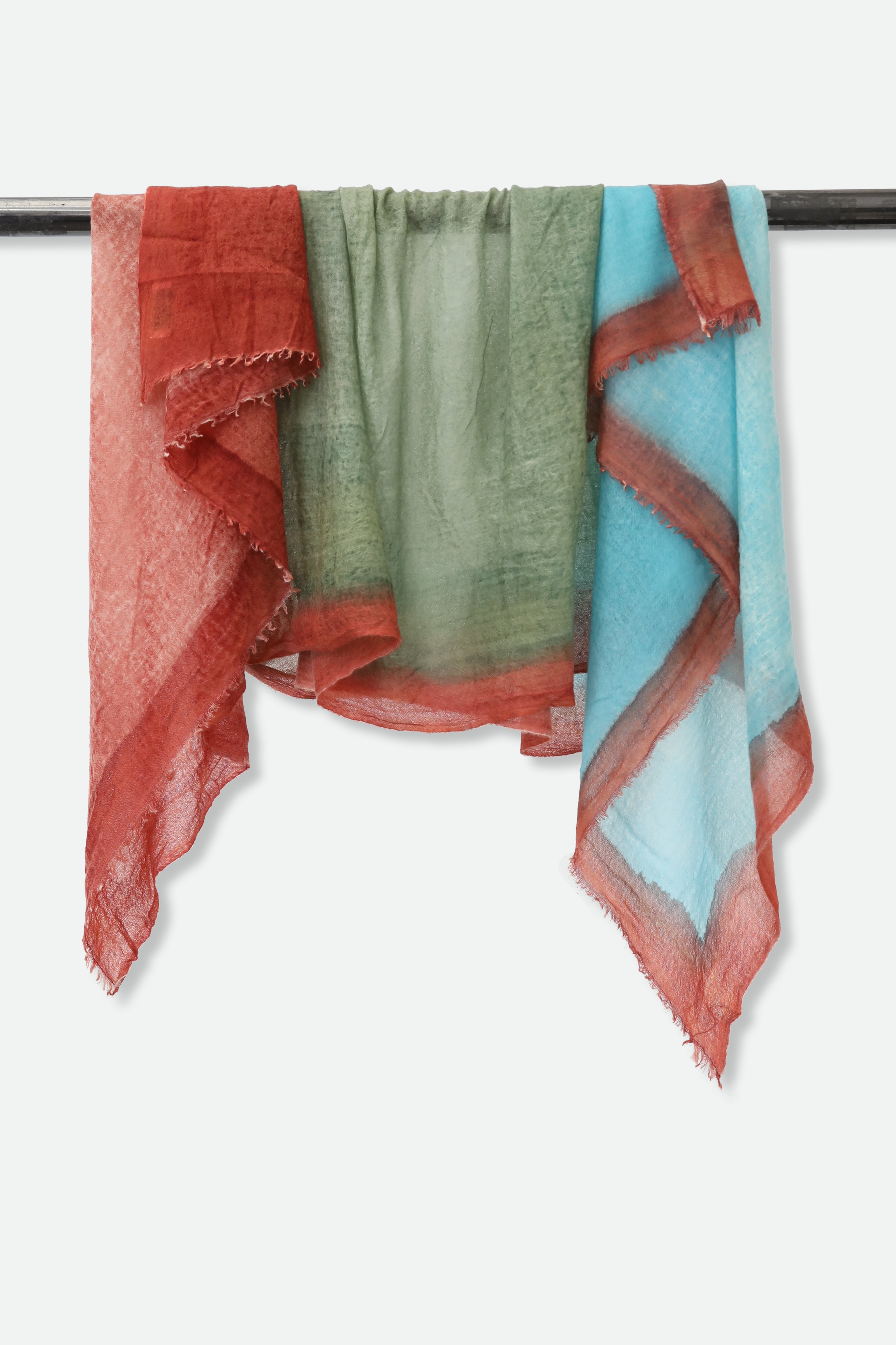 MAJORCA SCARF IN HAND DYED CASHMERE