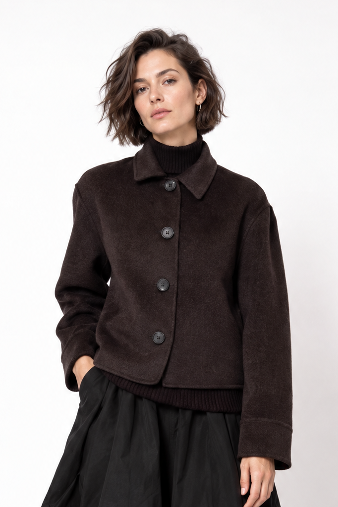 JOSIE JACKET IN DOUBLE FACE WOOL