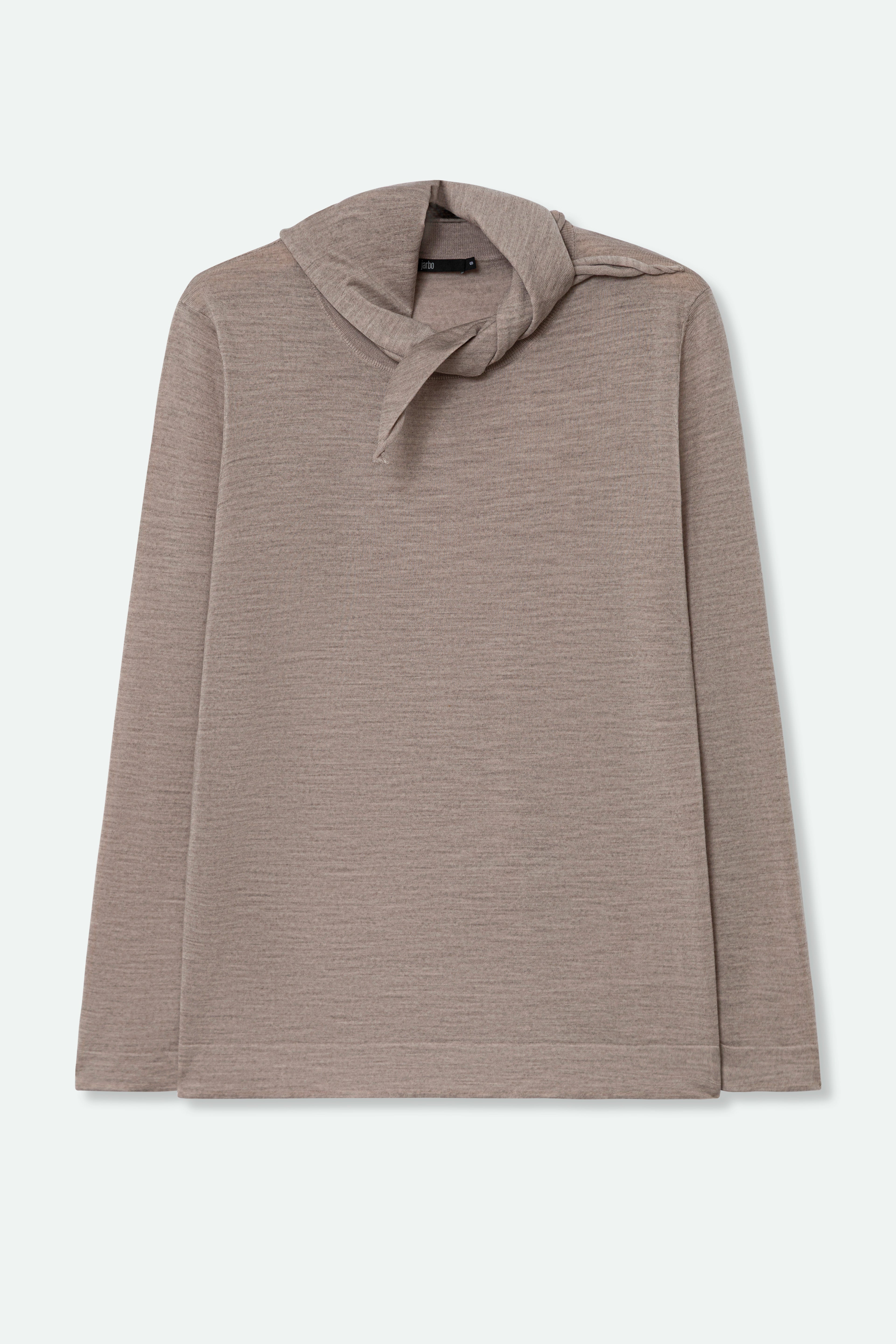 NICO LONG SLEEVE CREW & SCARF IN FINE MERINO