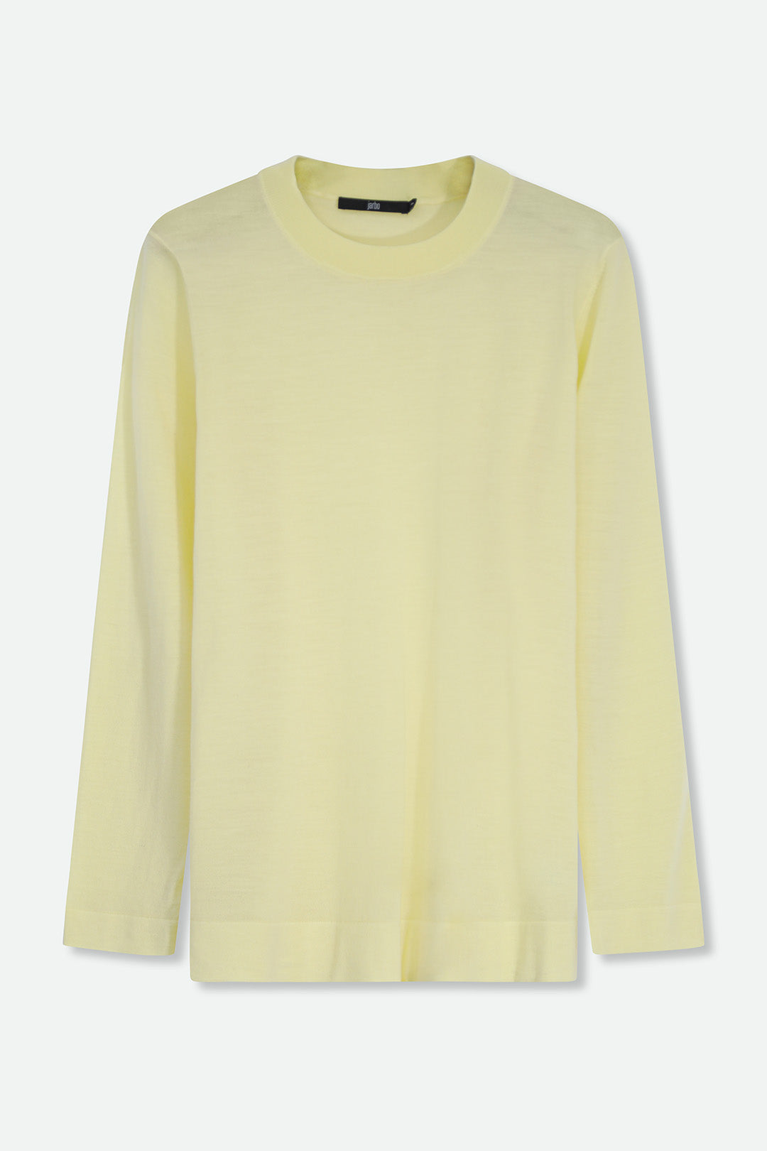 MILA LONG SLEEVE CREW WITH SCARF IN FINE MERINO
