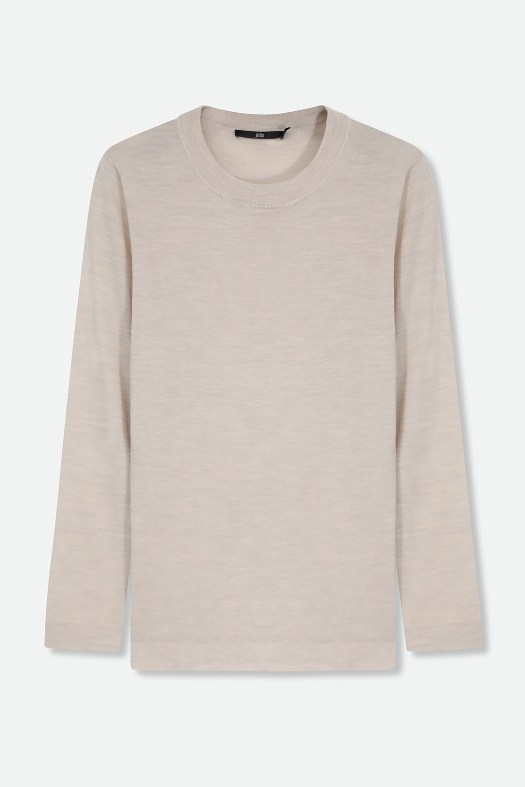 MILA LONG SLEEVE CREW WITH SCARF IN FINE MERINO