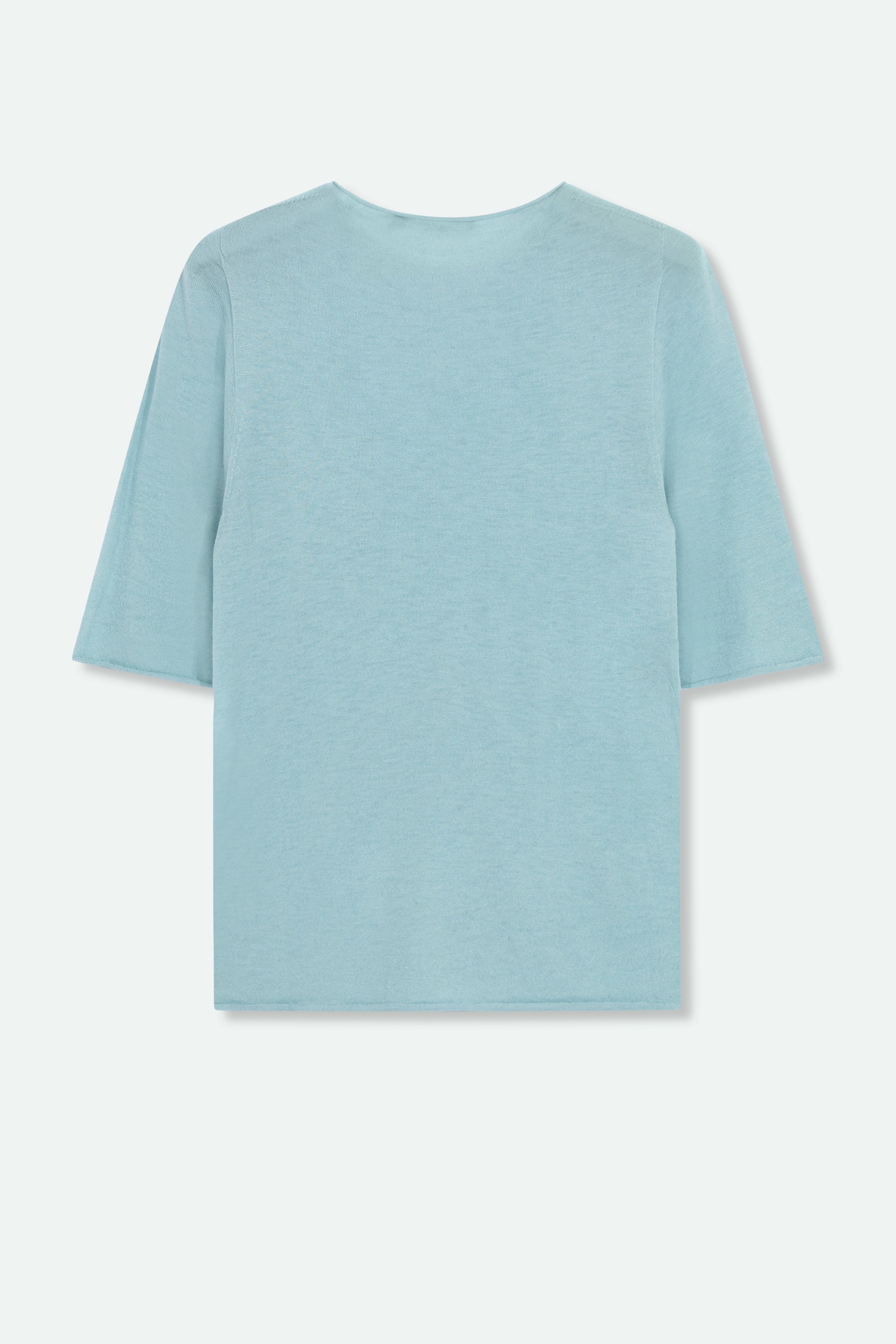 RIAN ROUND NECK IN SEAMLESS SUPERFINE ITALIAN MERINO