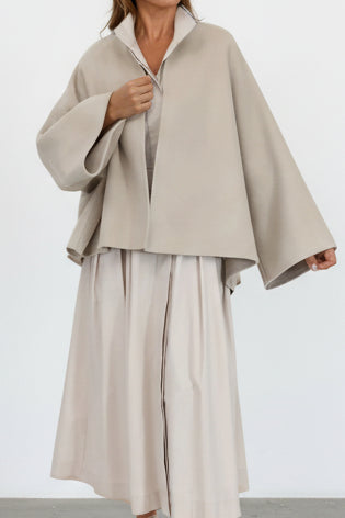PELLERYN JACKET IN DOUBLE FACE CASHMERE WOOL