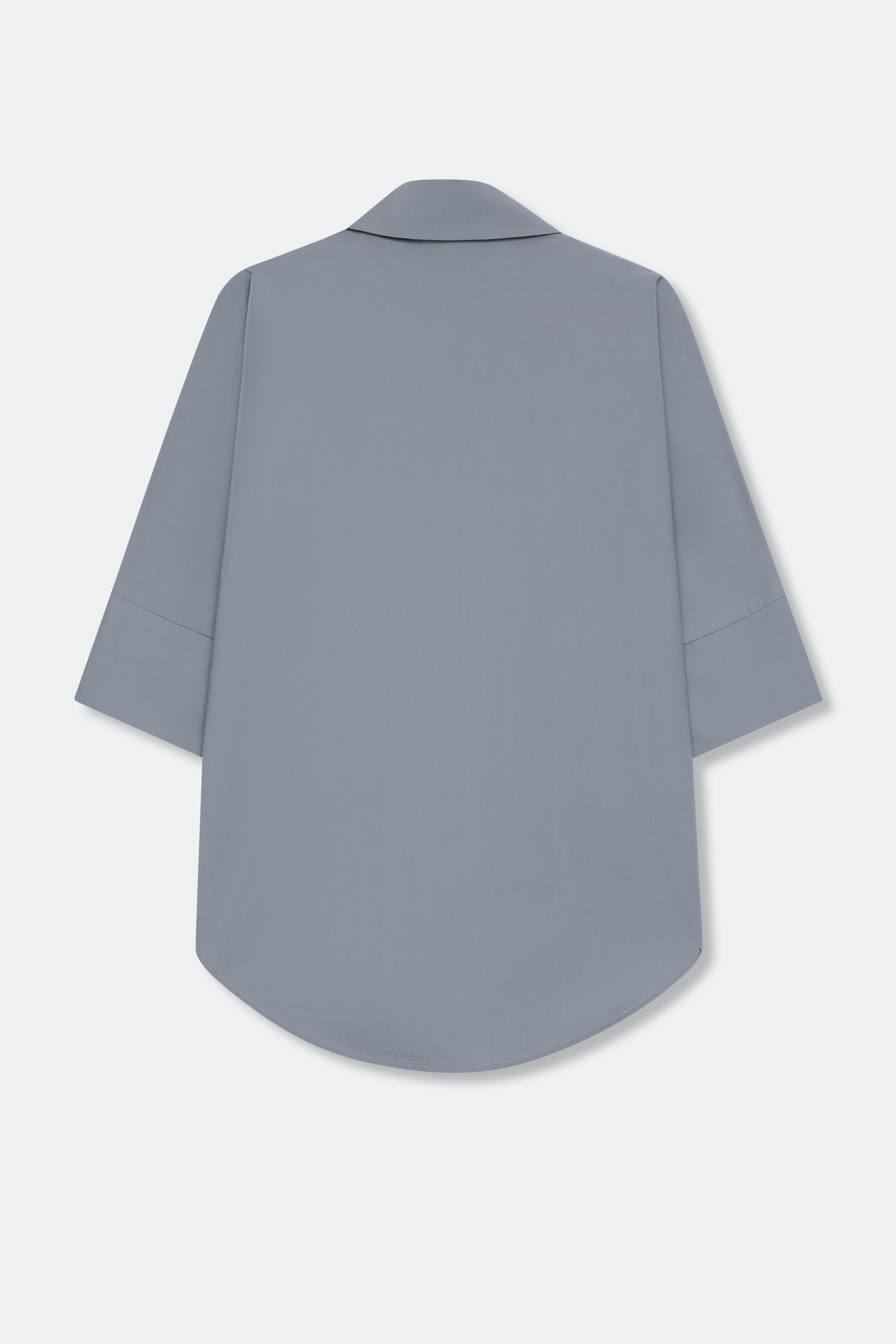 SAHANA DOLMAN SHIRT IN COTTON POPLIN