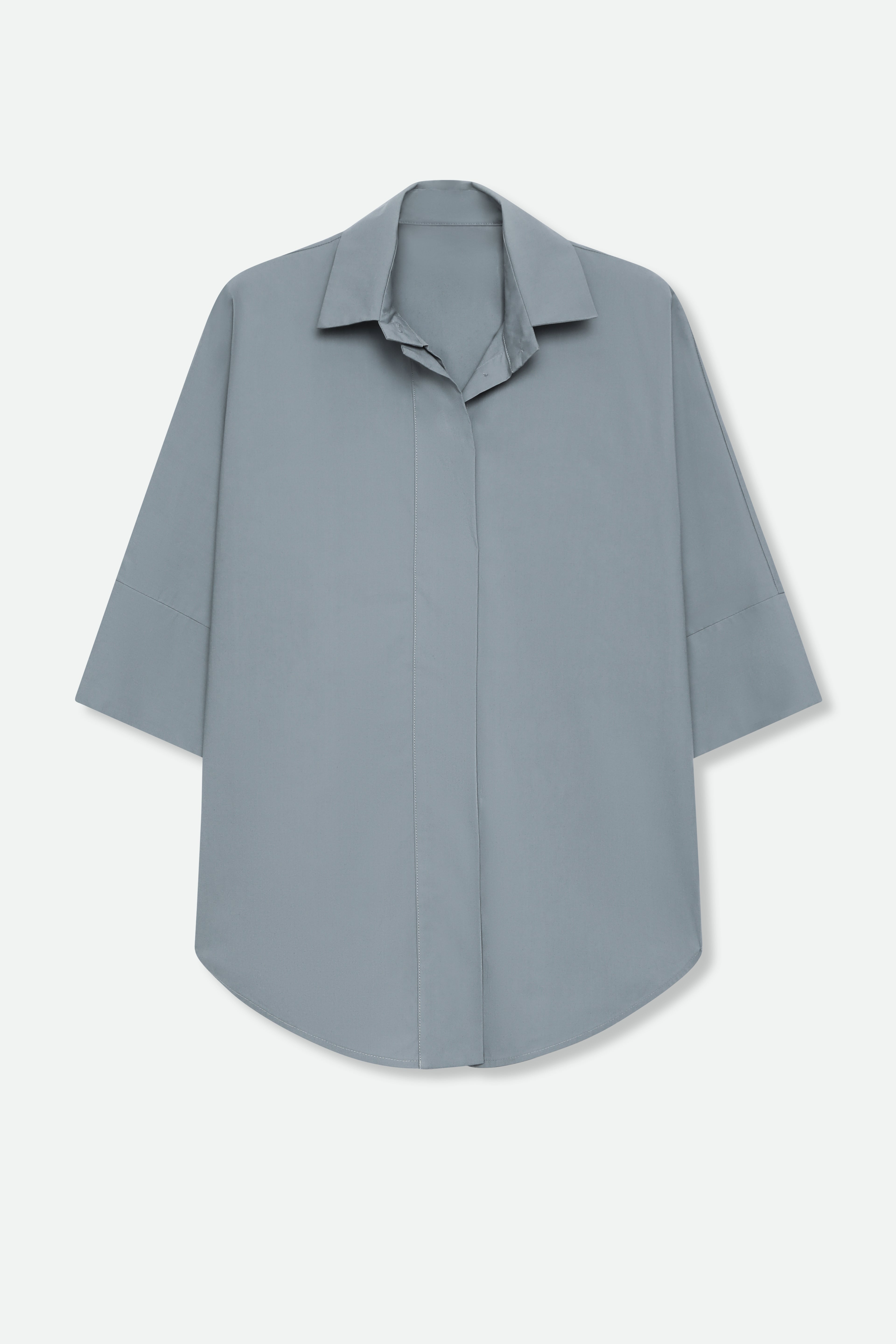 SAHANA DOLMAN SHIRT IN COTTON POPLIN