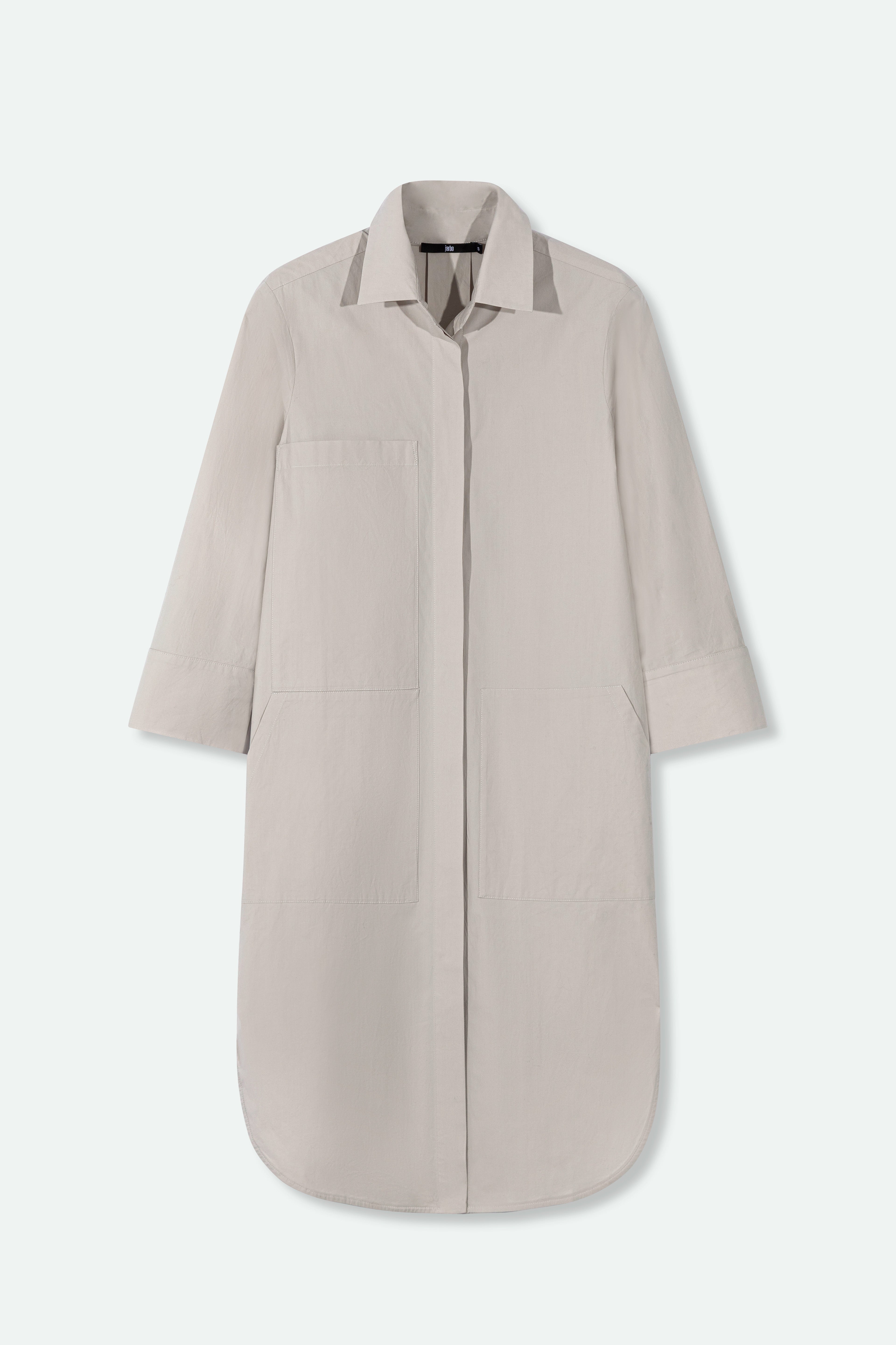 DORIAN DRESS IN ITALIAN FINE STRETCH COTTON
