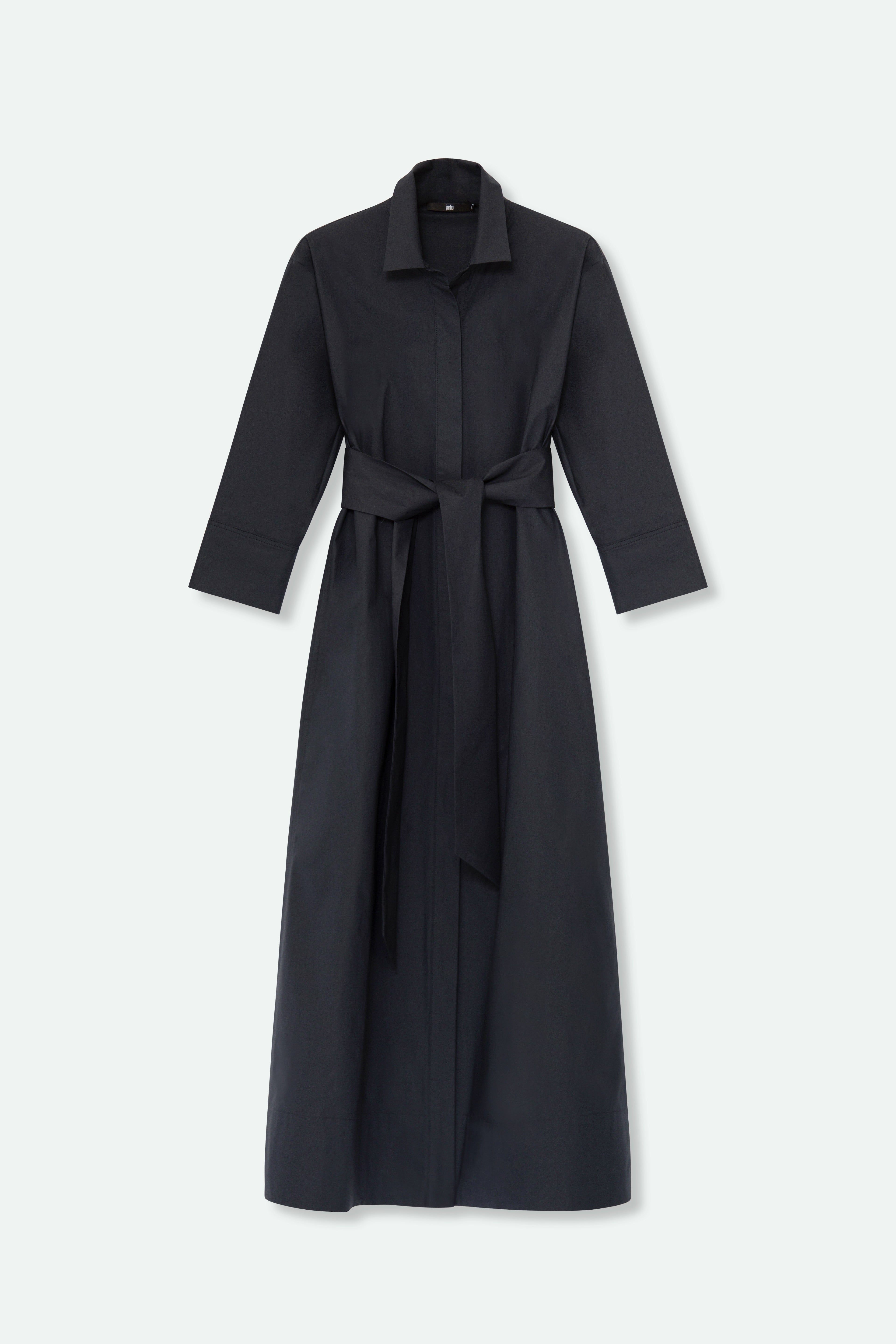 DAXTON DRESS IN ITALIAN FINE STRETCH COTTON