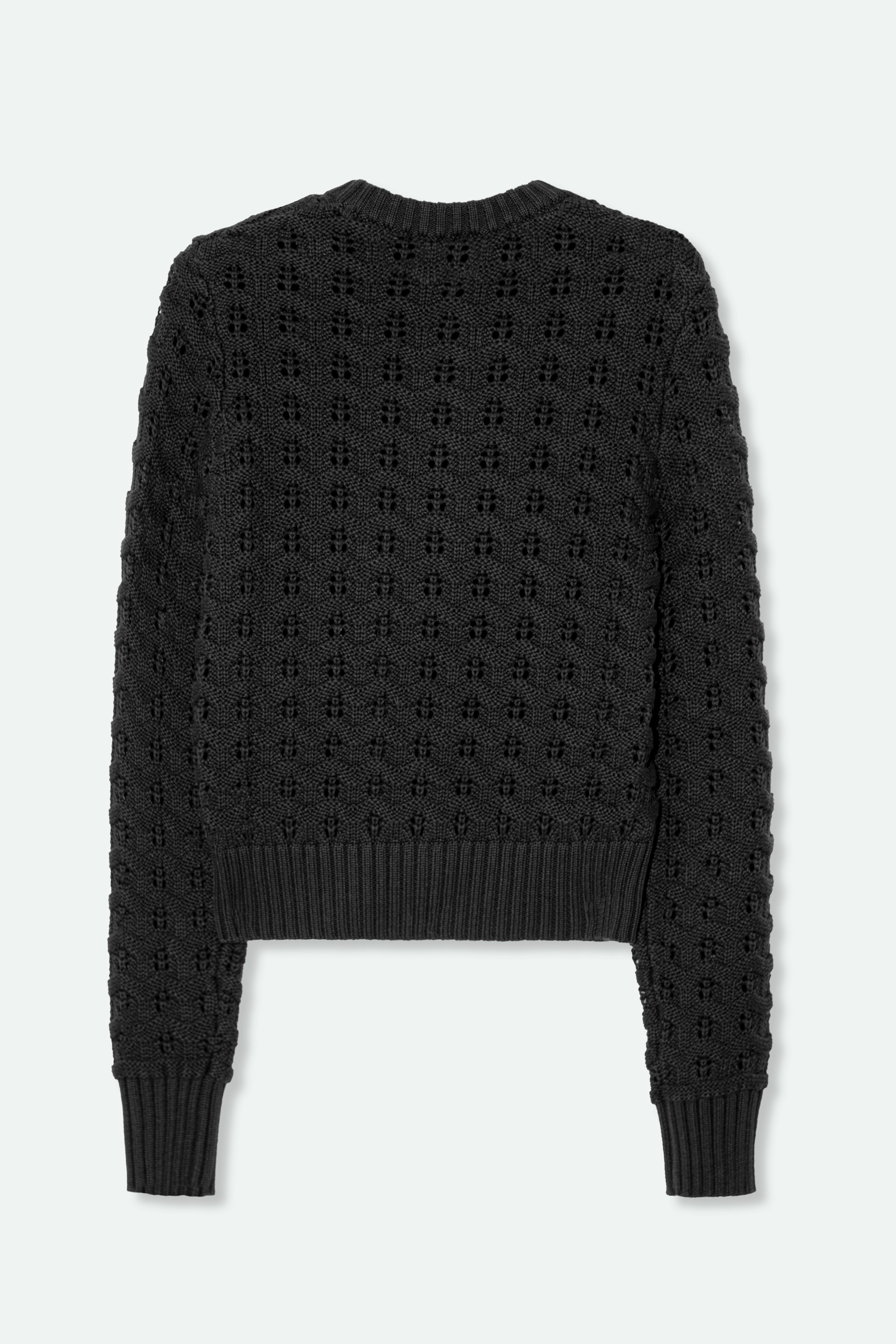 QUINN CARDIGAN IN ITALIAN COTTON KNIT