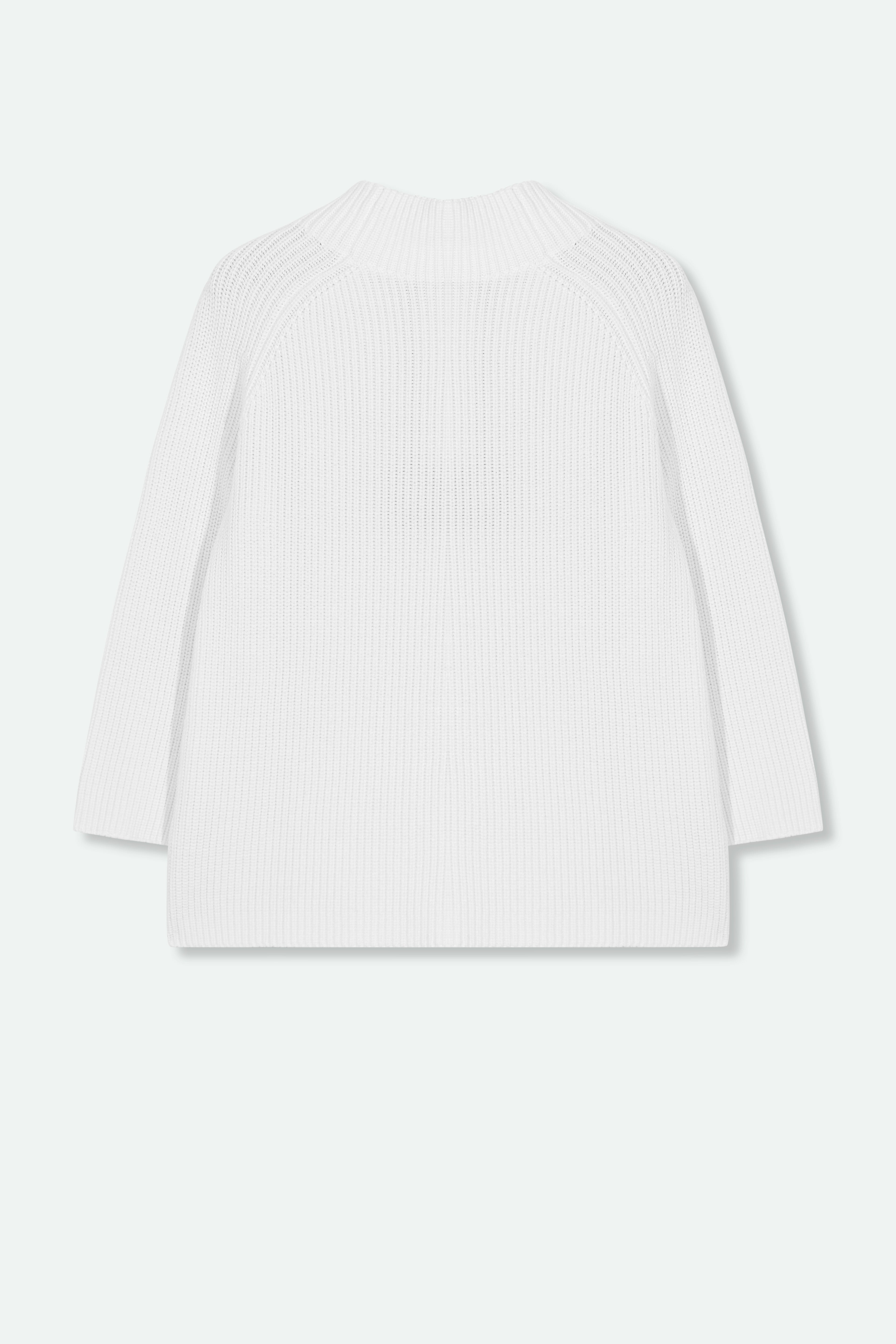 MARELLA MOCKNECK IN ITALIAN COTTON KNIT