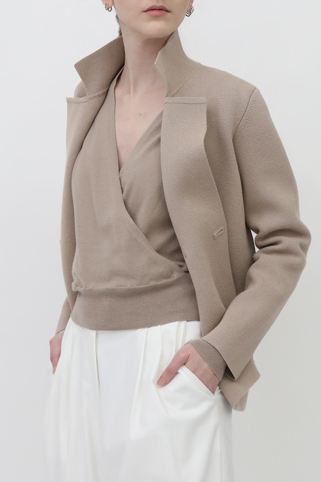 BRISIO DOUBLE BREASTED BLAZER