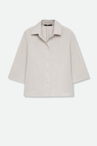 CESARE CAMP SHIRT IN ITALIAN FINE STRETCH COTTON