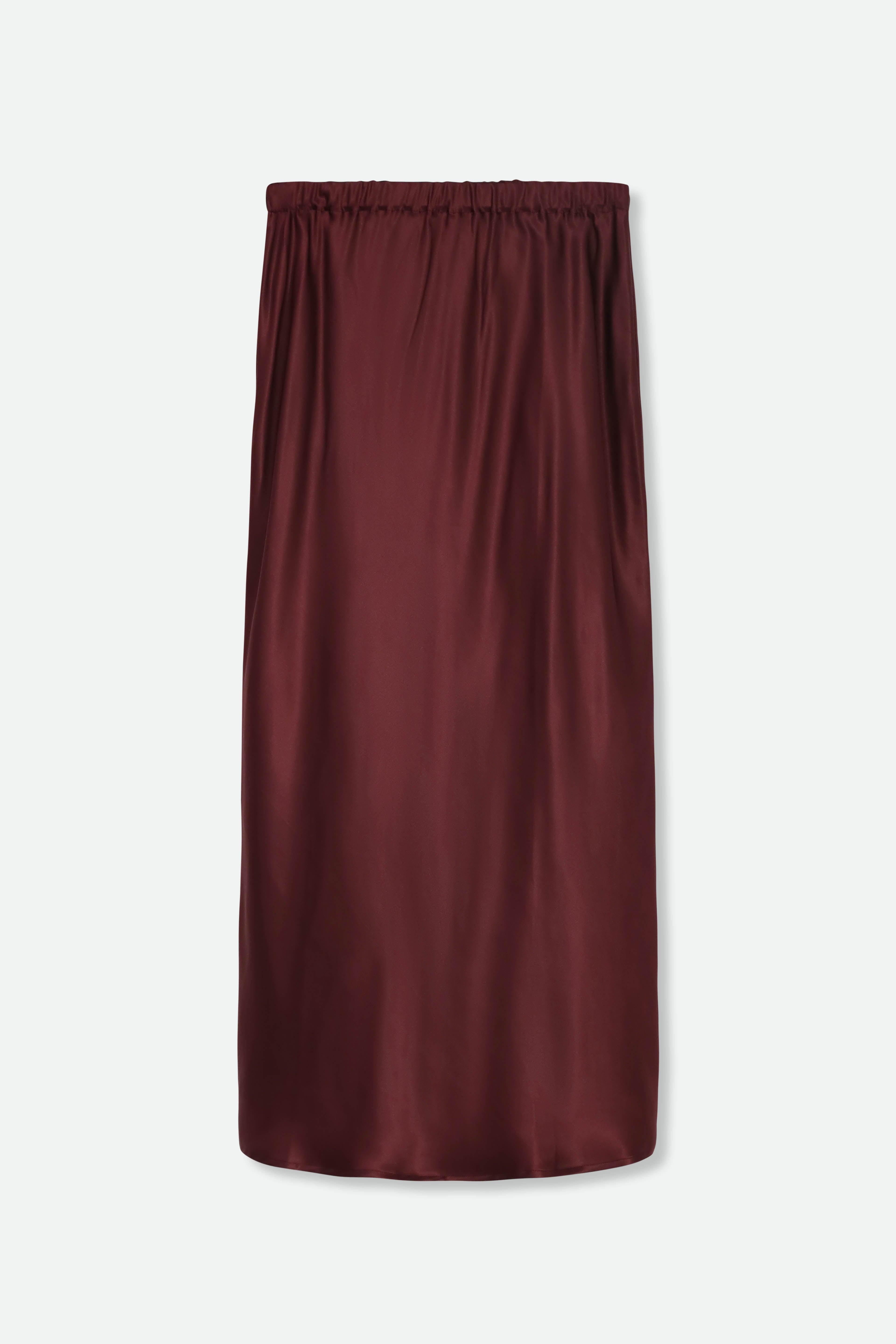 NALA BIAS SKIRT IN SILK CHARMEUSE