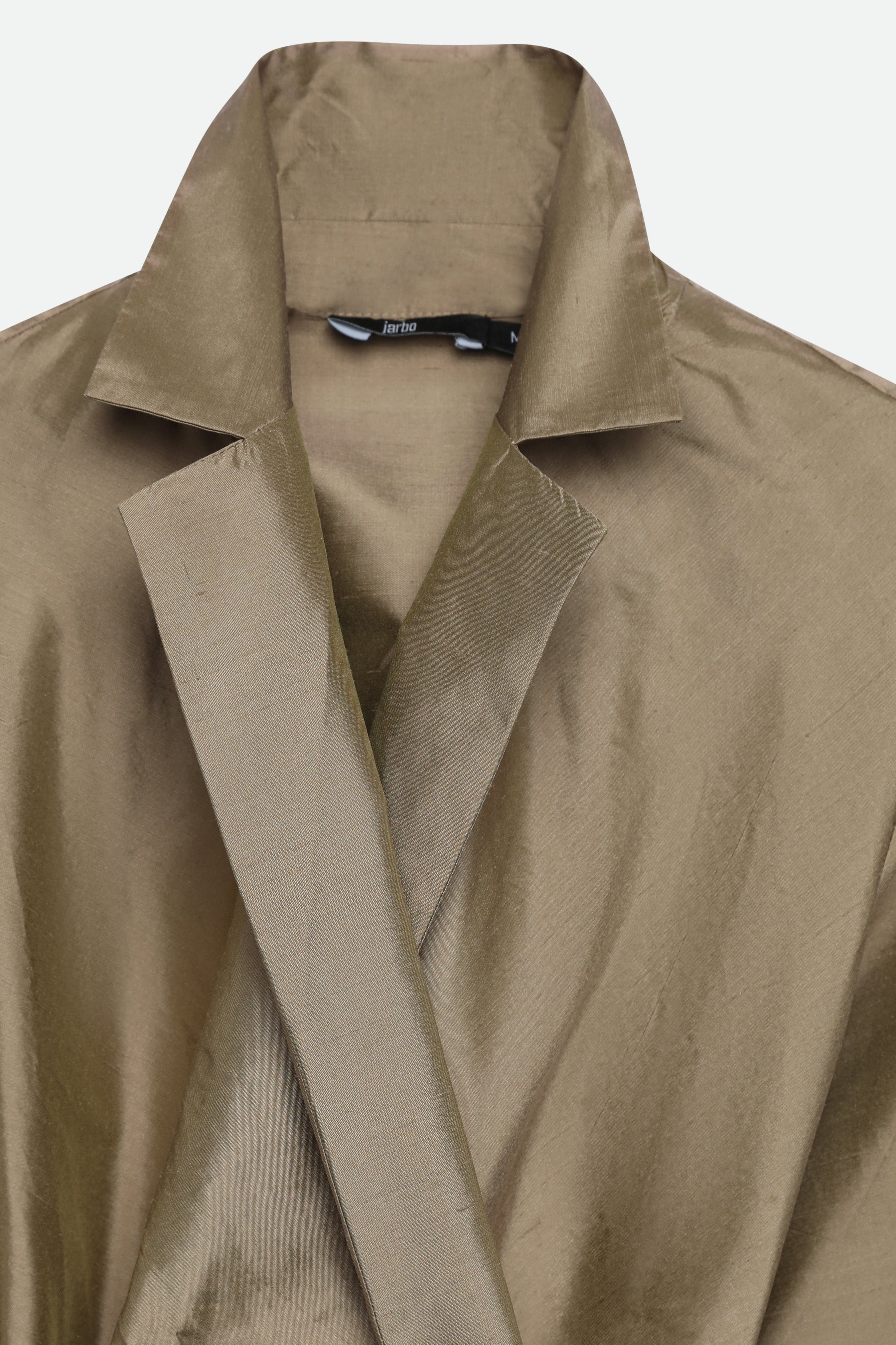 TORINO WRAP SHIRT IN DUPIONI SILK