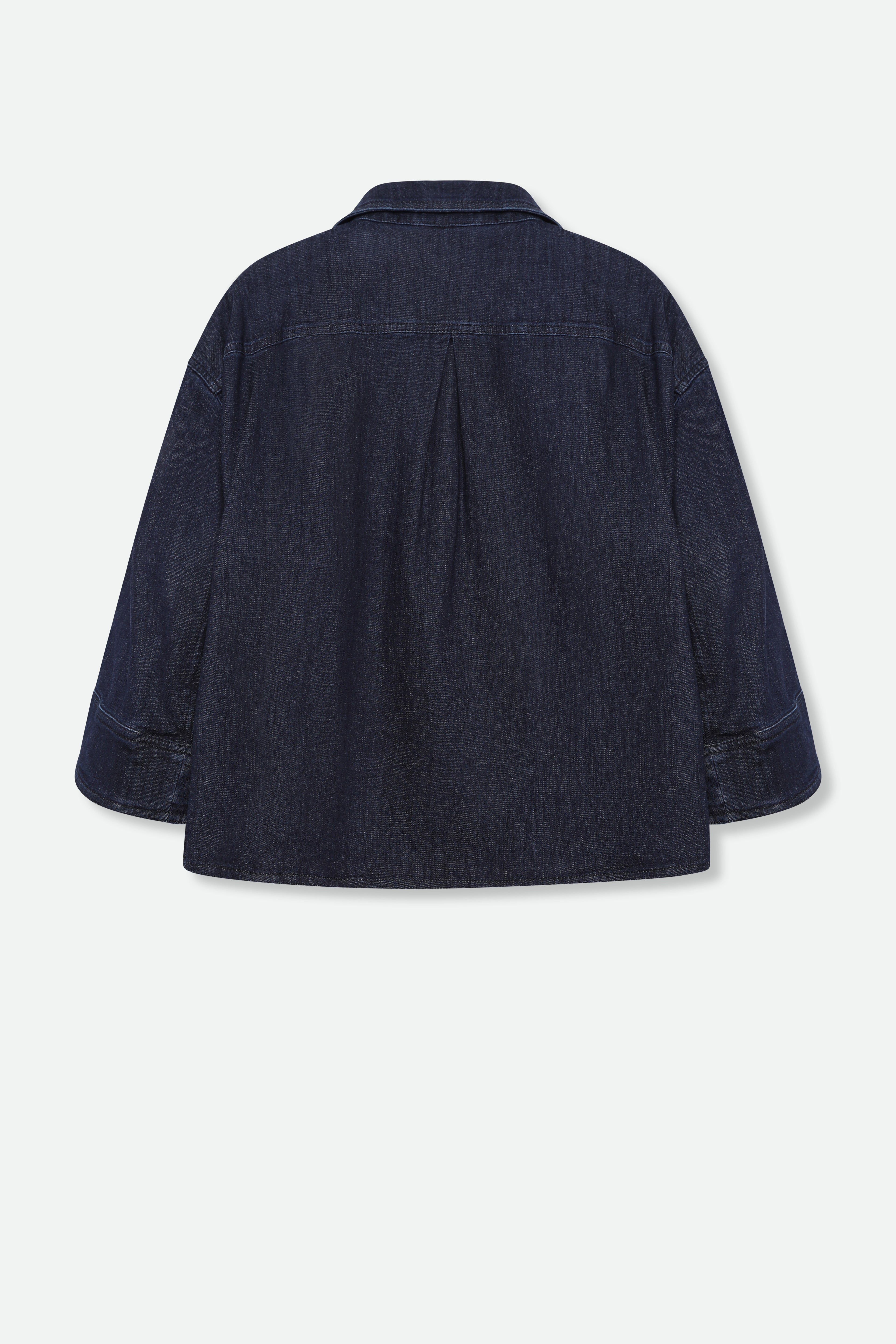 VENETO DENIM JACKET IN ORGANIC ITALIAN COTTON STRETCH