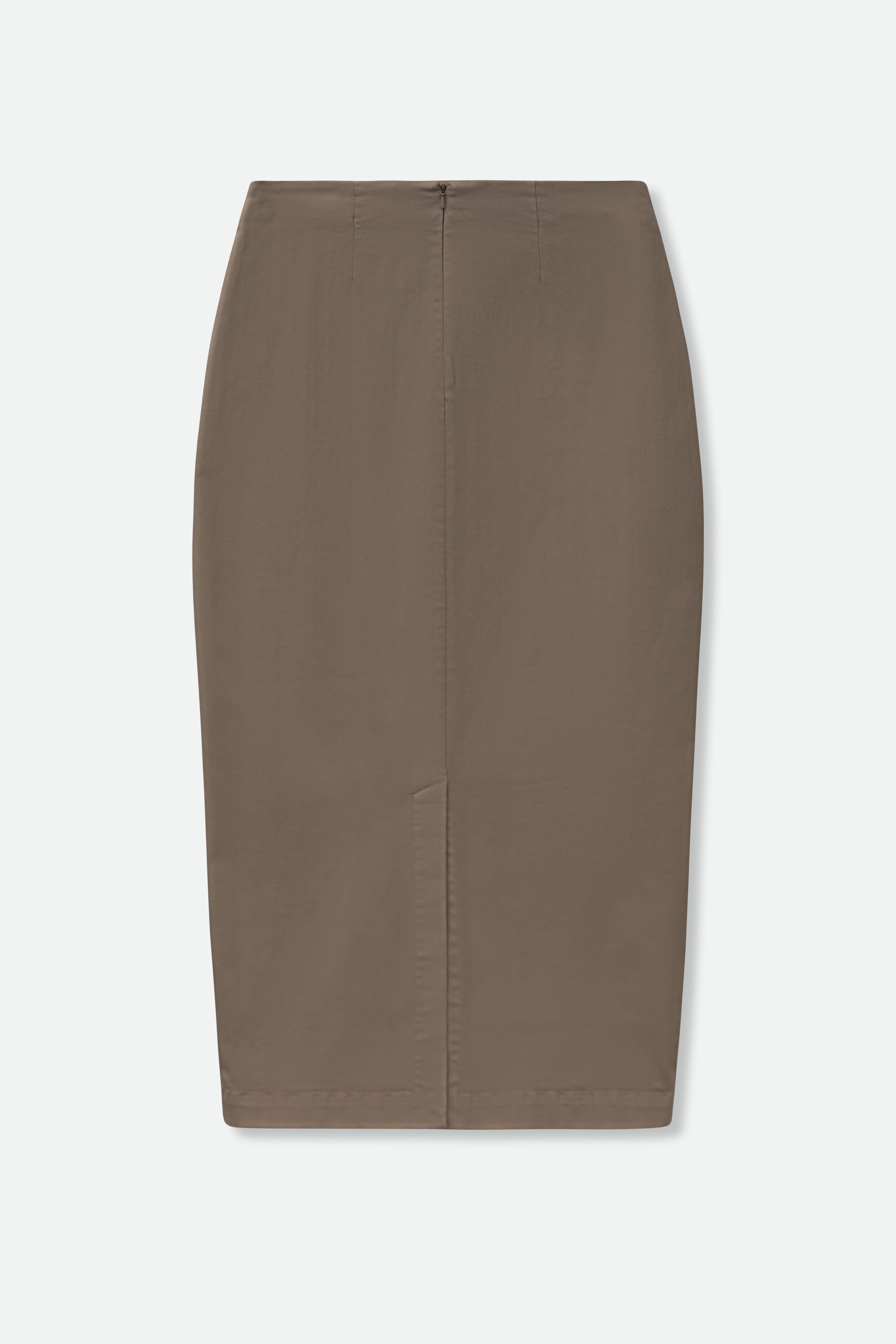 LAUREN SKIRT IN GARMENT-DYED ITALIAN STRETCH DENIM