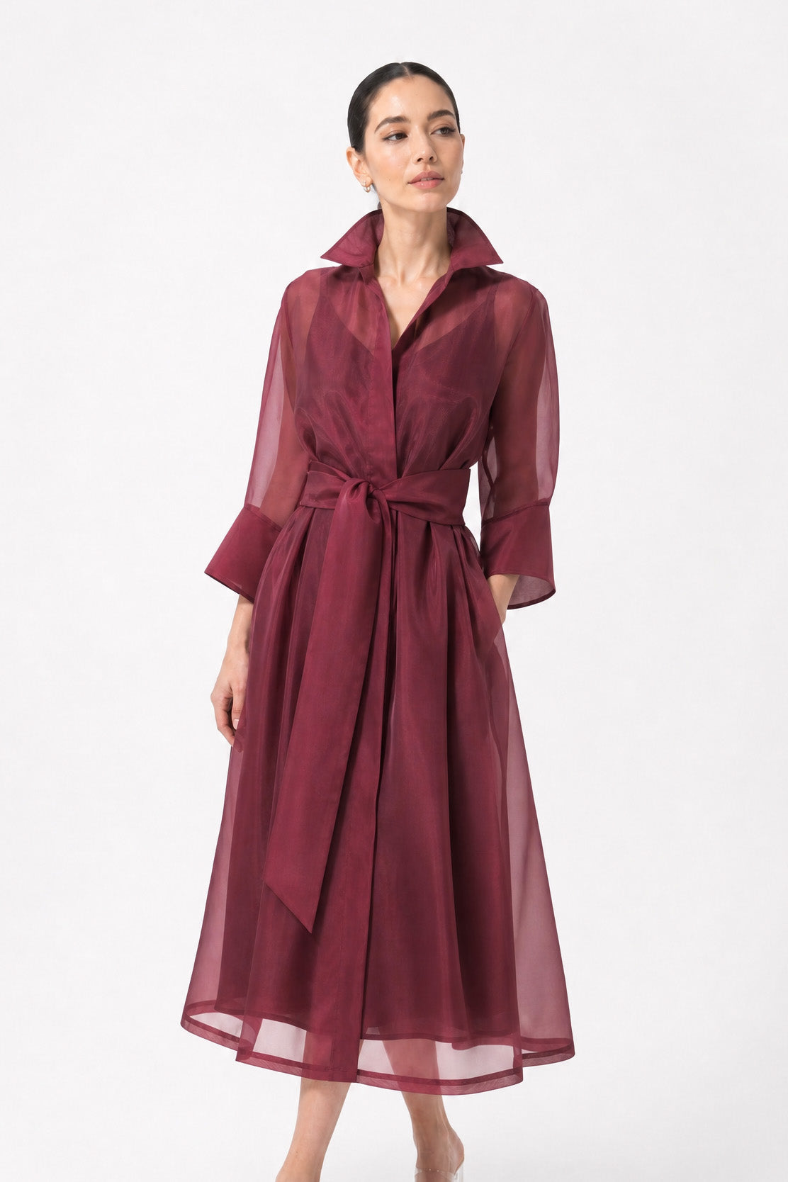 GABRIELLE DRESS IN SILK ORGANZA