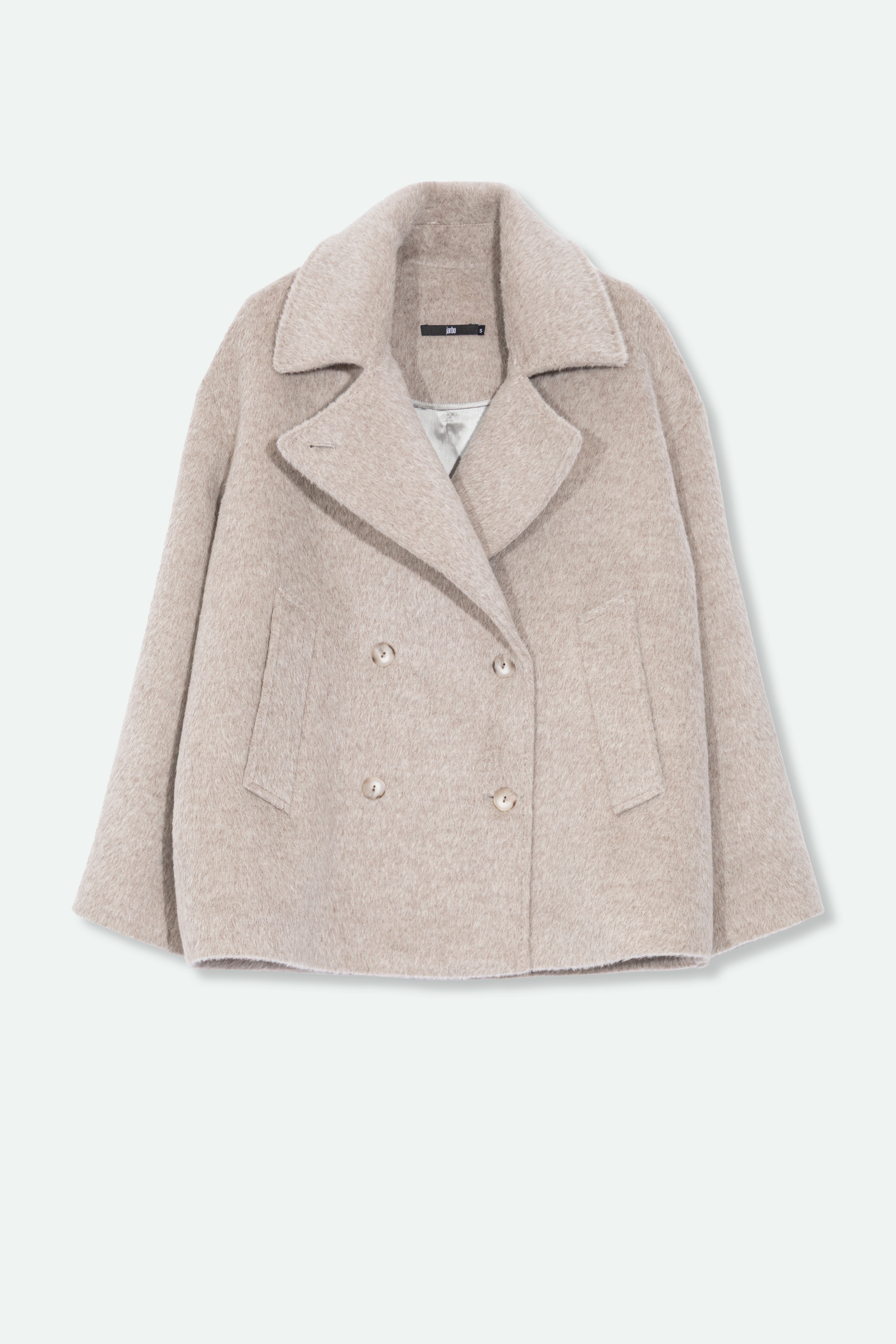 BARDOT PEACOAT IN ITALIAN WOOL