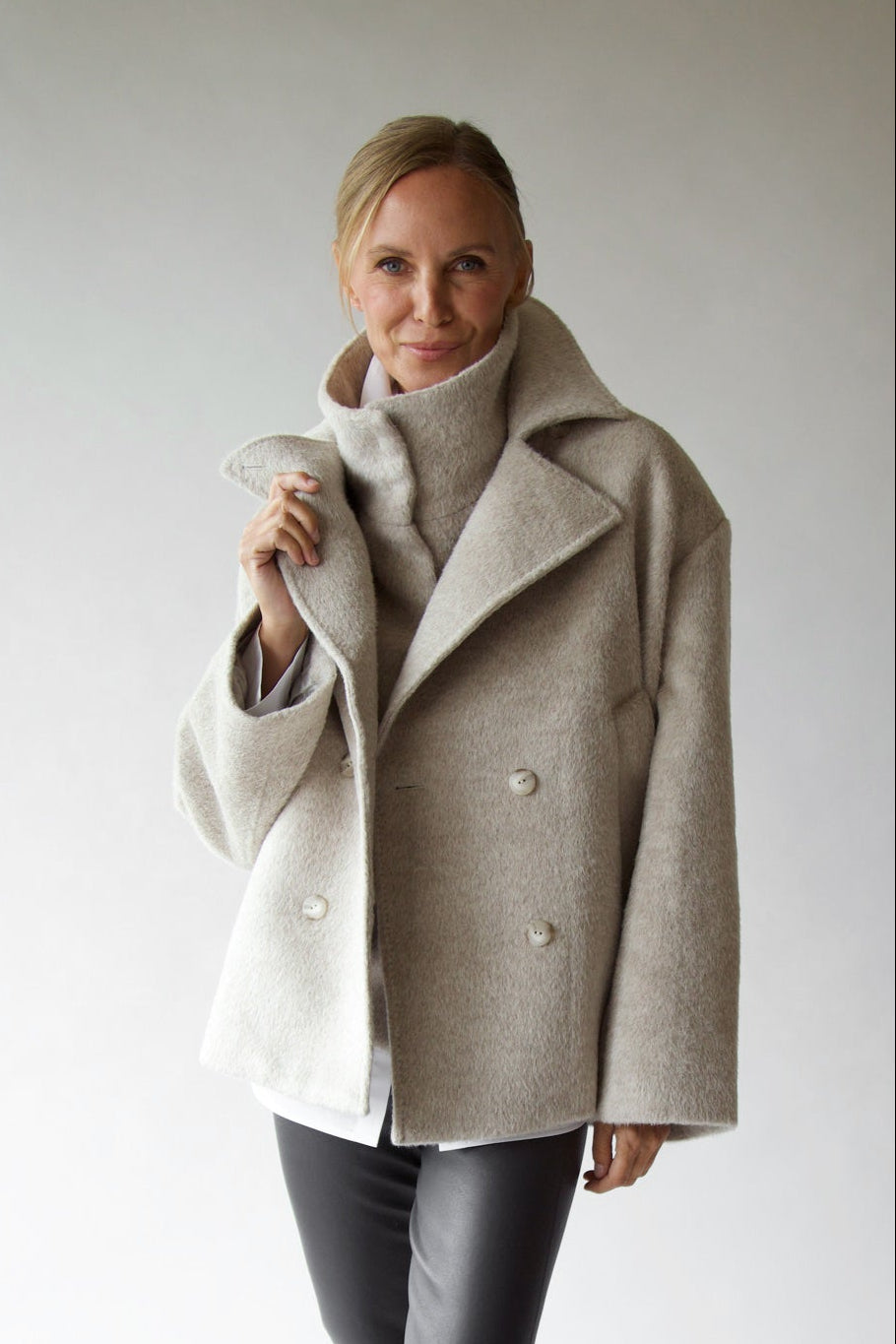 GINEVERA VEST IN ITALIAN WOOL