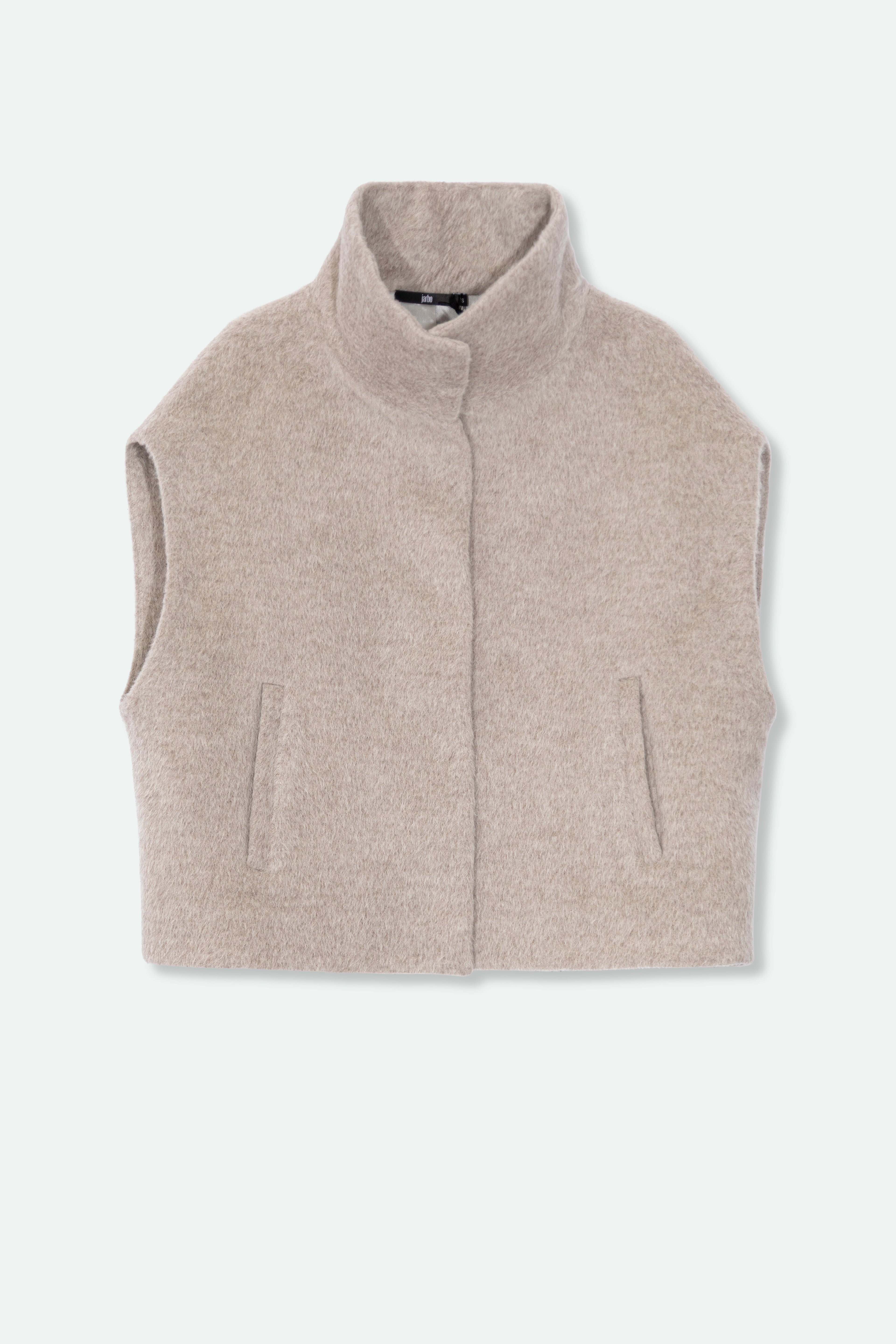 GINEVERA VEST IN ITALIAN WOOL
