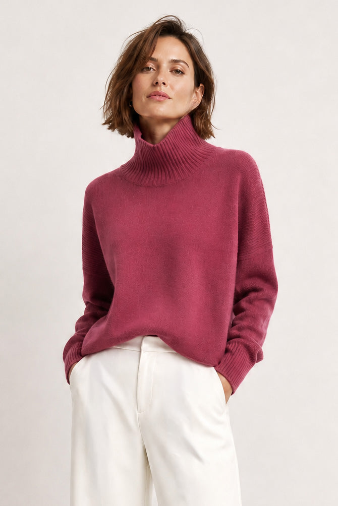 THEIA TURTLENECK IN CASHMERE YAK & MERINO
