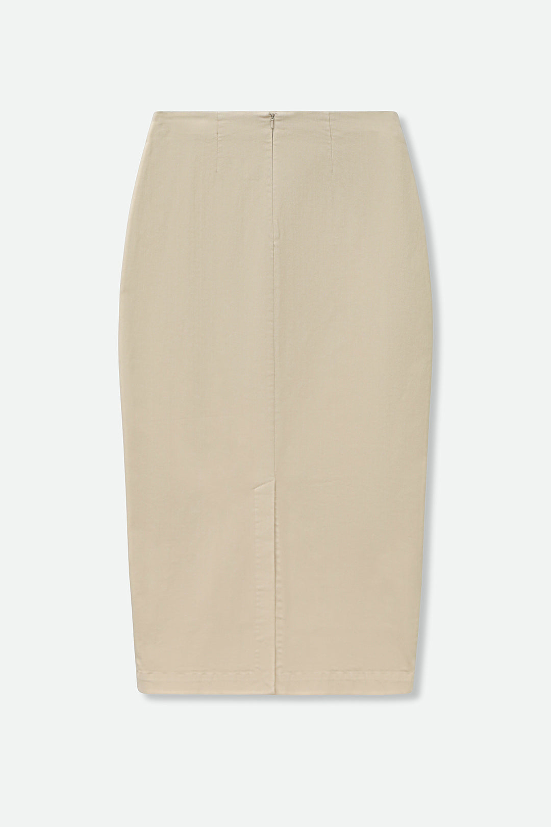 LAUREN SKIRT IN GARMENT-DYED ITALIAN STRETCH DENIM