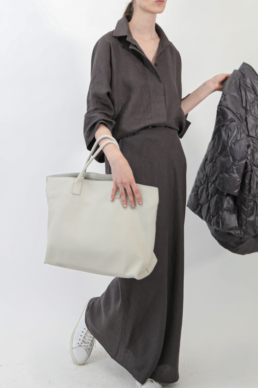 LIMITED EDITION LEONORA BIAS SKIRT IN ITALIAN LINEN