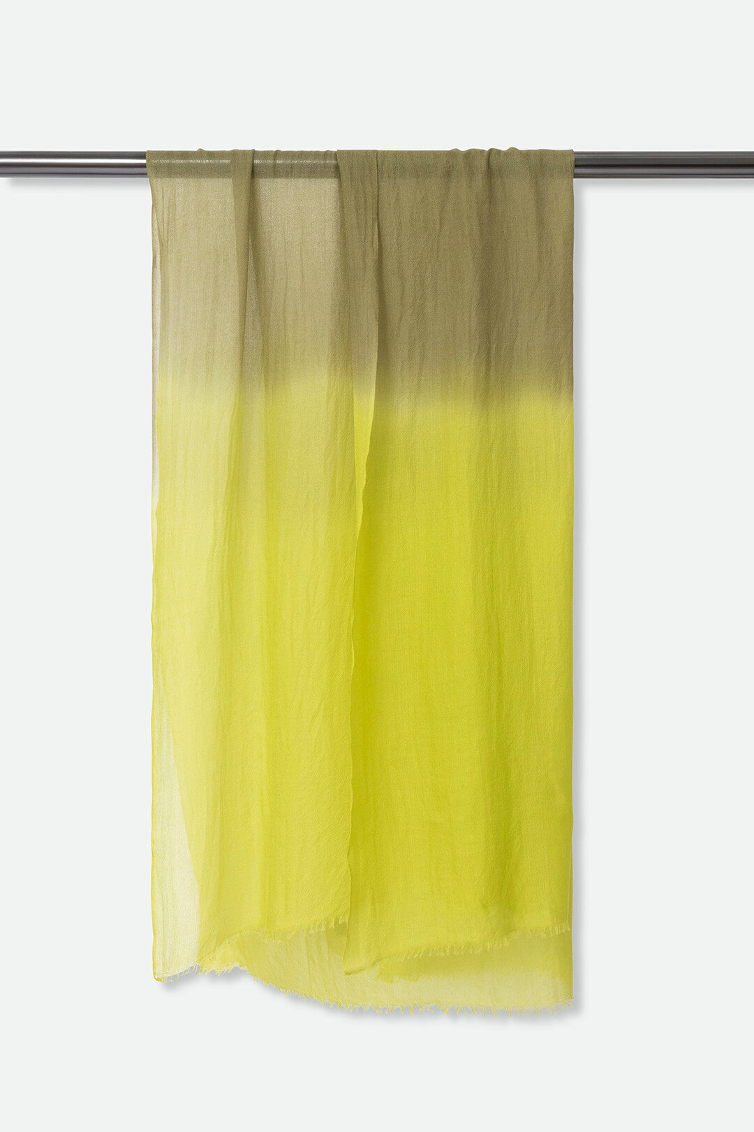 ARMY SAFARI LIGHTWEIGHT SCARF IN HAND DYED CASHMERE
