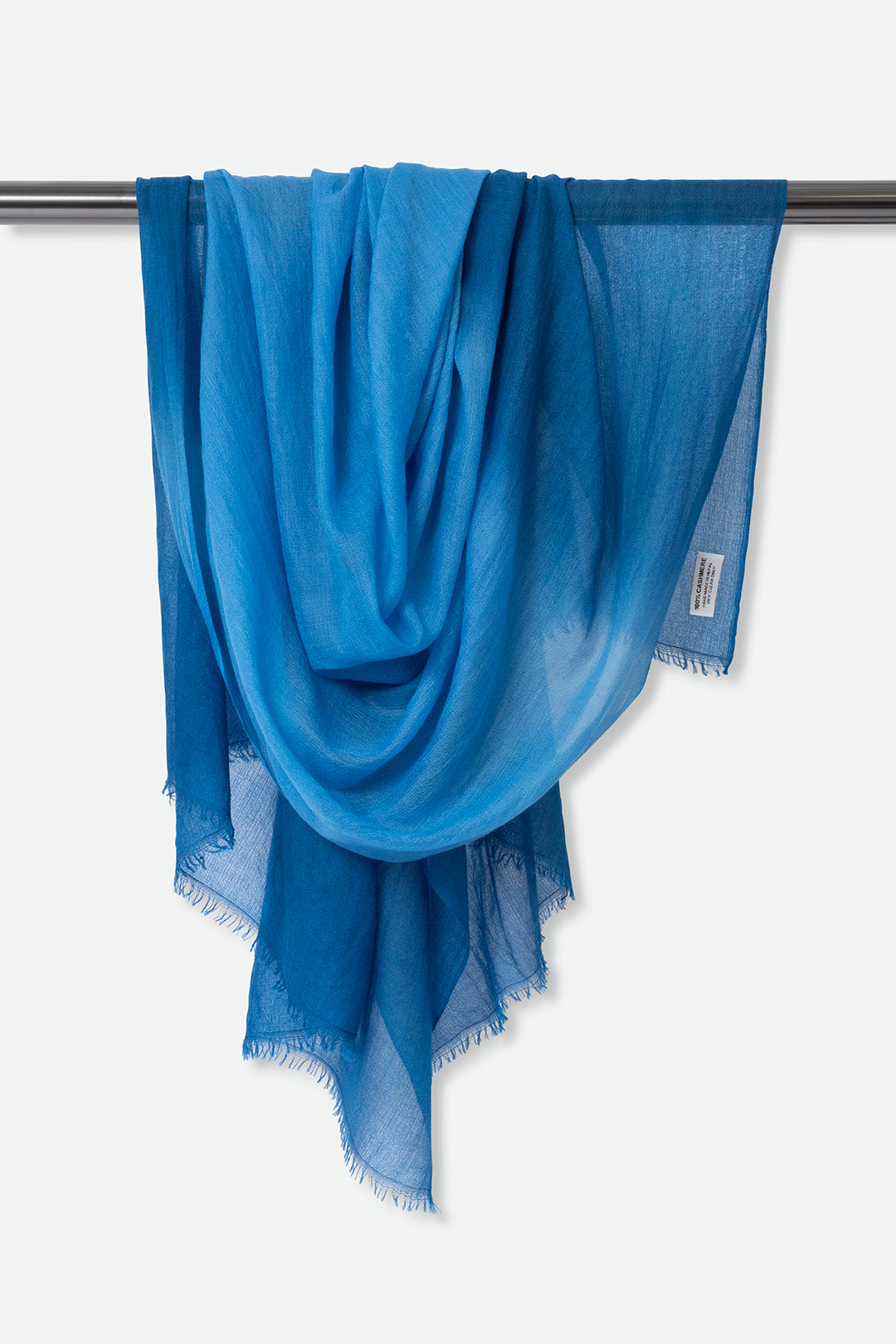 AZURRO LIGHTWEIGHT SCARF IN HAND DYED CASHMERE