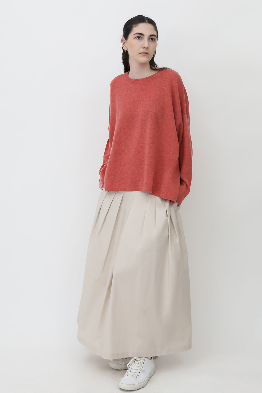 MARLOW OVERSIZED BOXY CREW IN CASHMERE BLEND