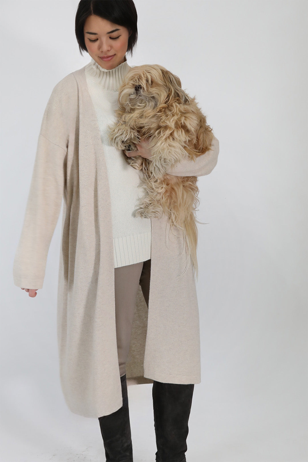 LYON LONG CARDIGAN IN CASHMERE